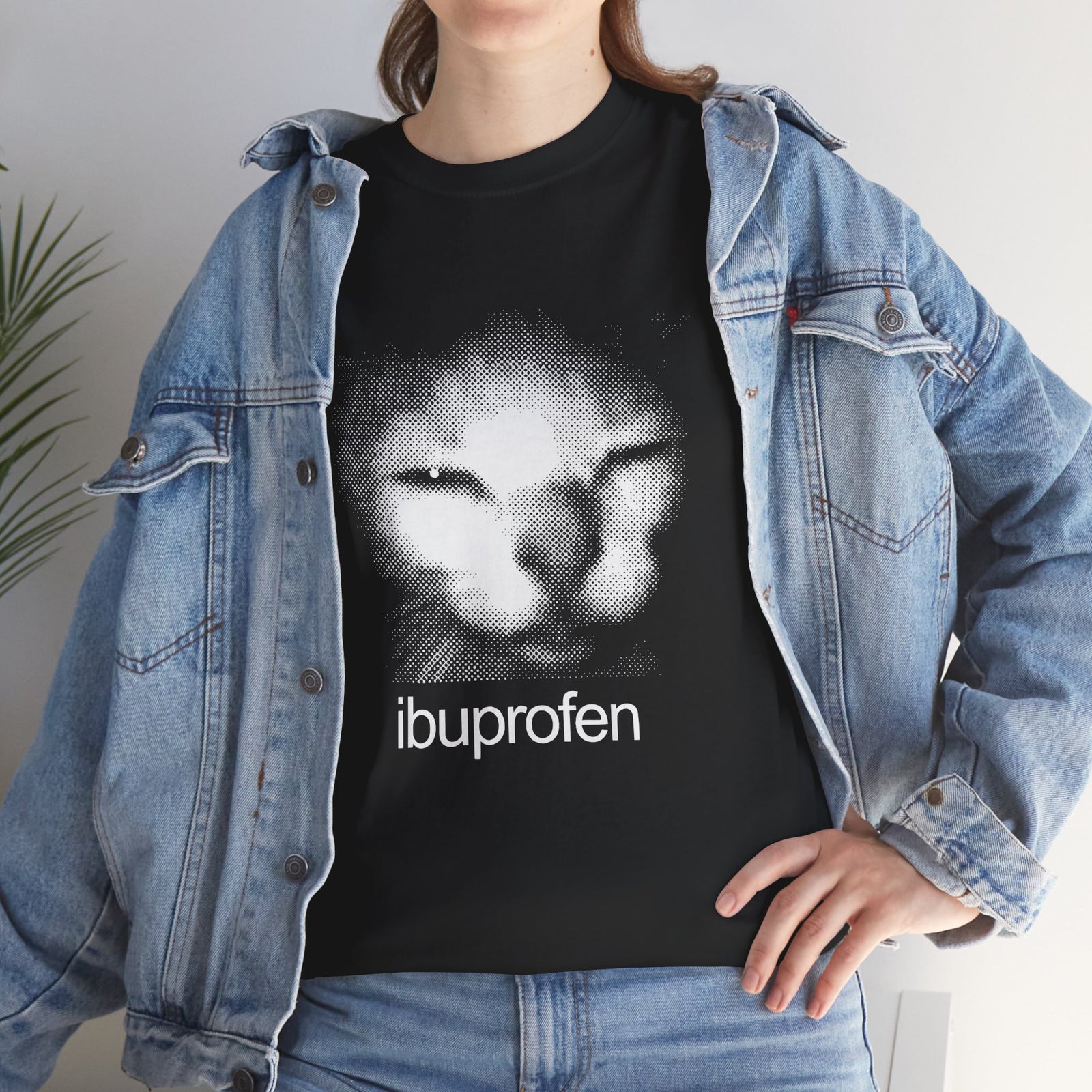 Funny Cat Meme Ibuprofen T-Shirt Humorous Pain Relief Graphic Tee