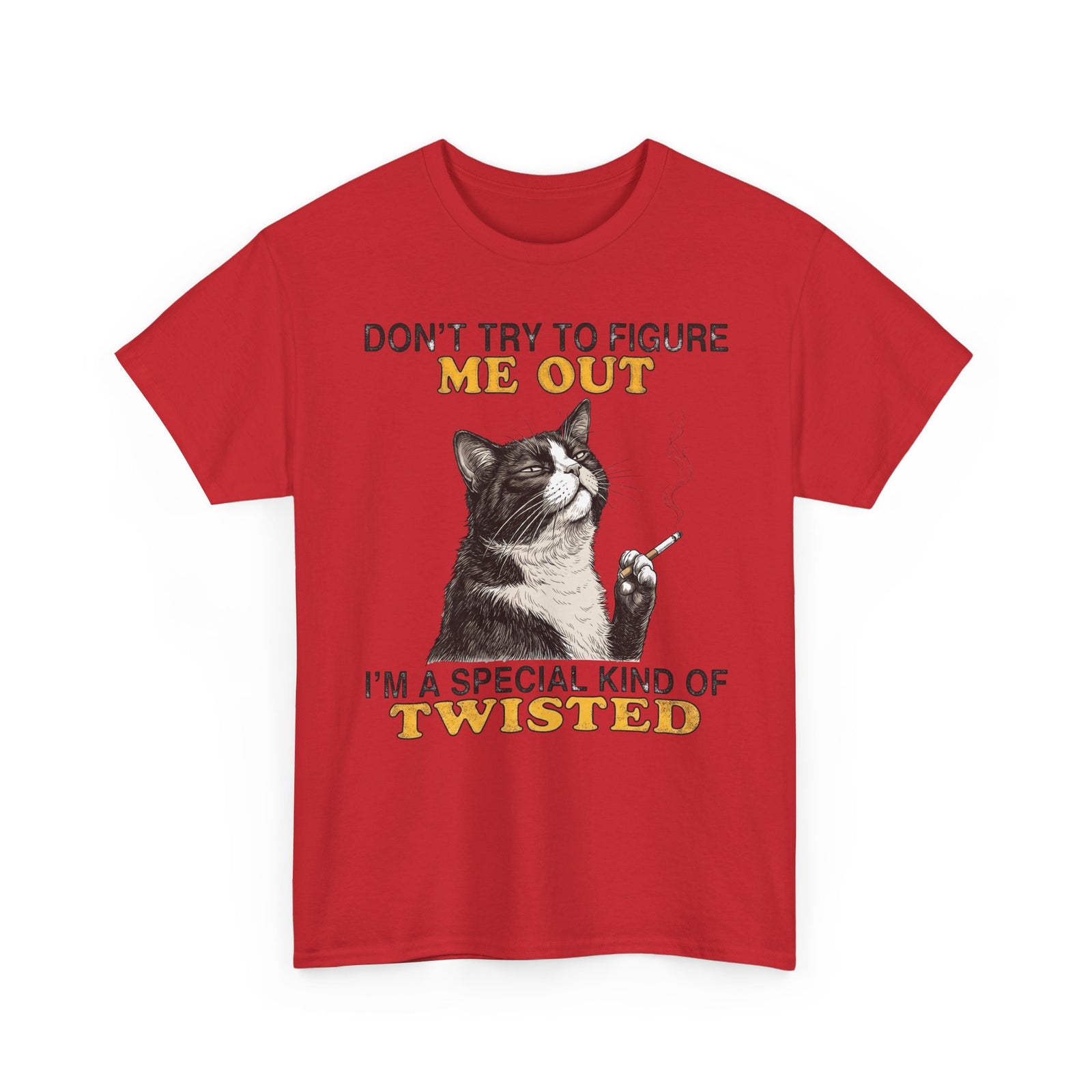Grumpy Cat Tee "I’m a Special Kind of Twisted" Funny Sarcastic Cat Shirt for Cat Lovers