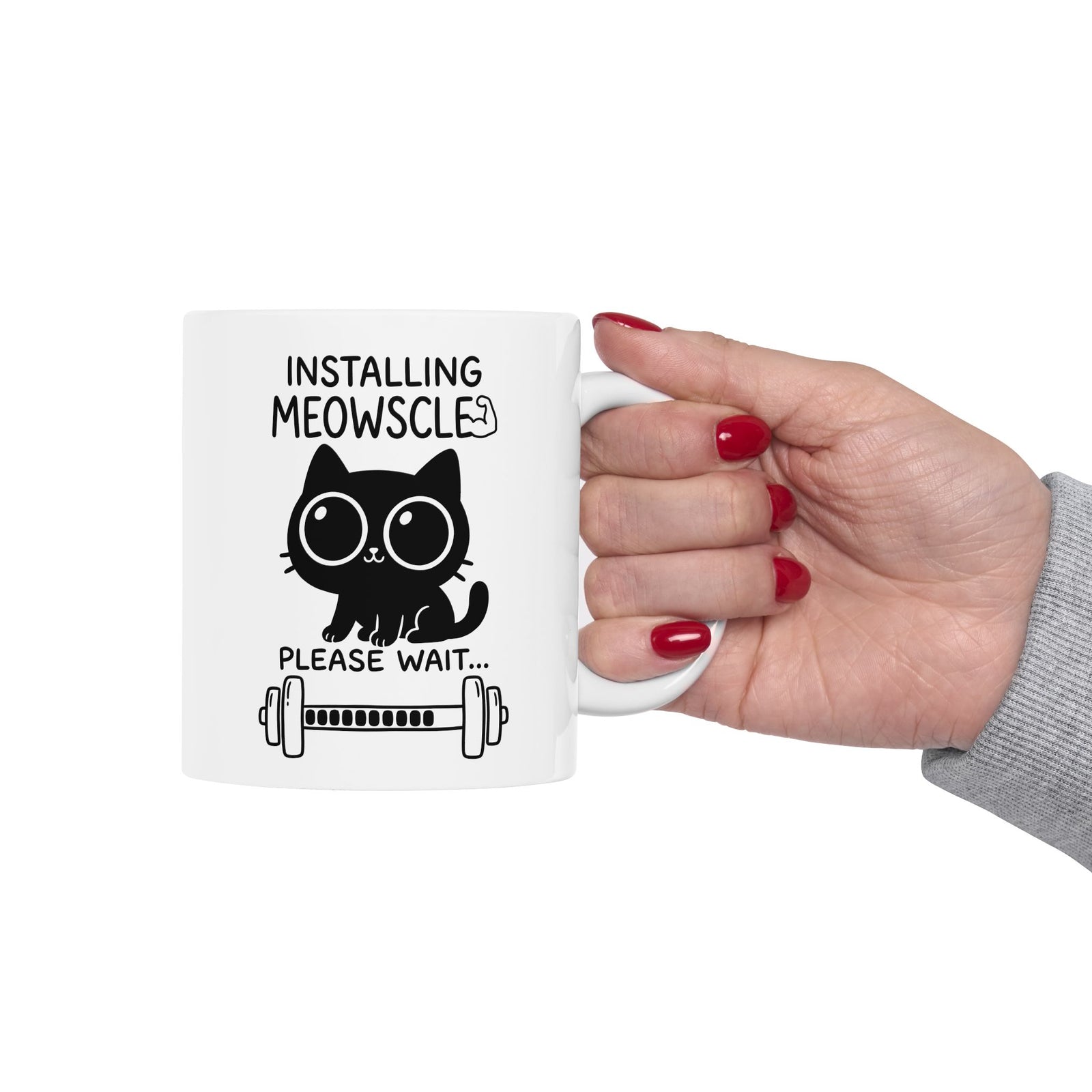 Installing Meowscles Ceramic Mug