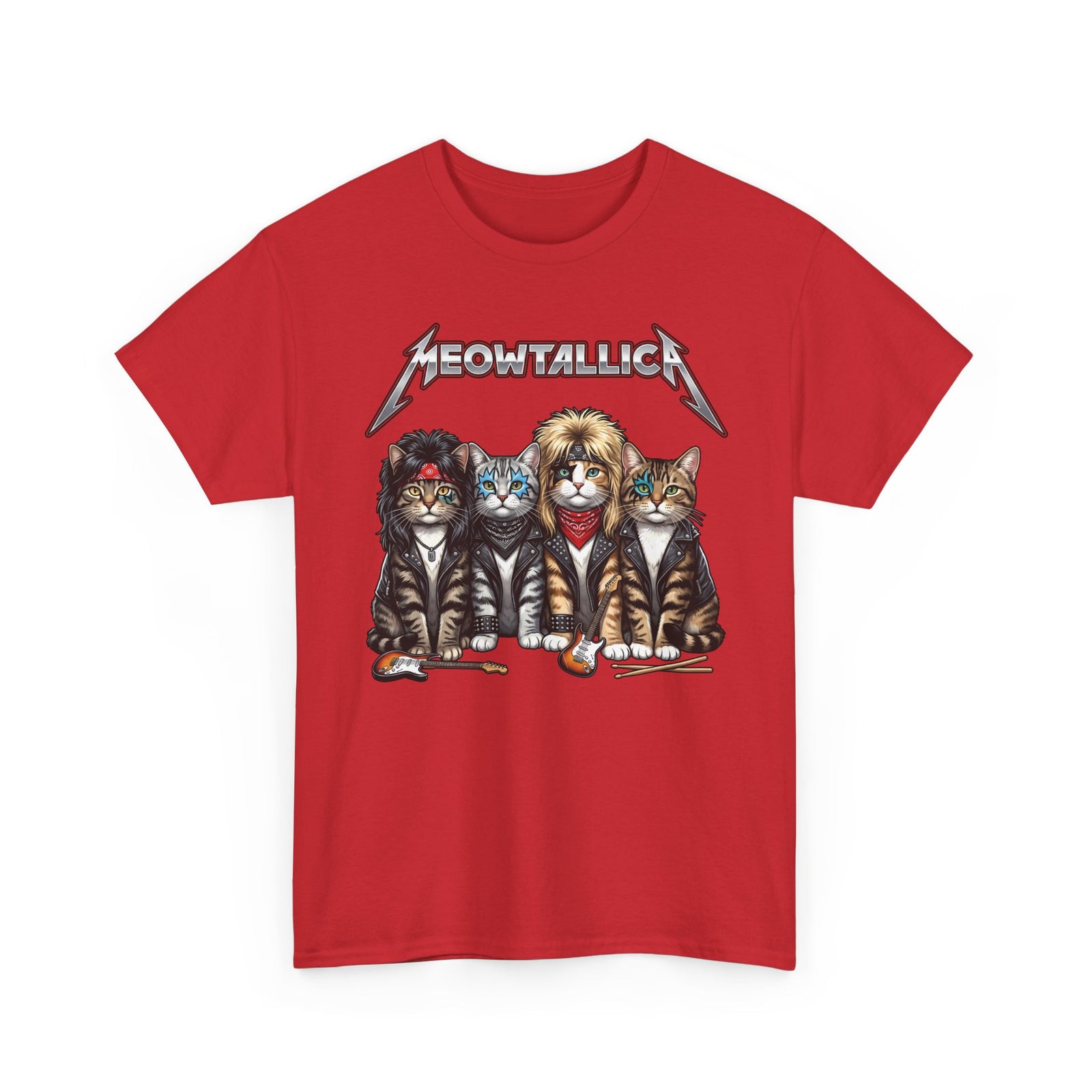Meowtallica Heavy Metal Cat T-Shirt