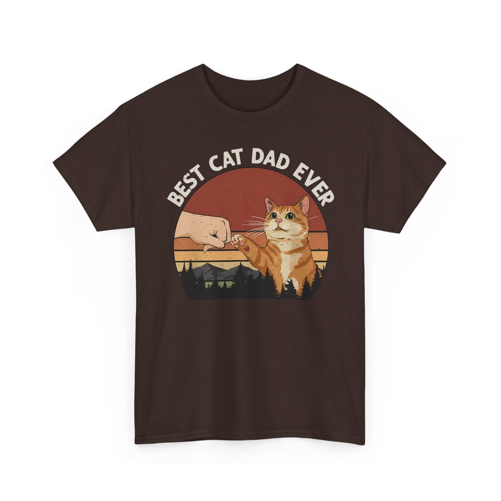 Best Cat Dad Ever Tee — Funny Cat Dad T-Shirt