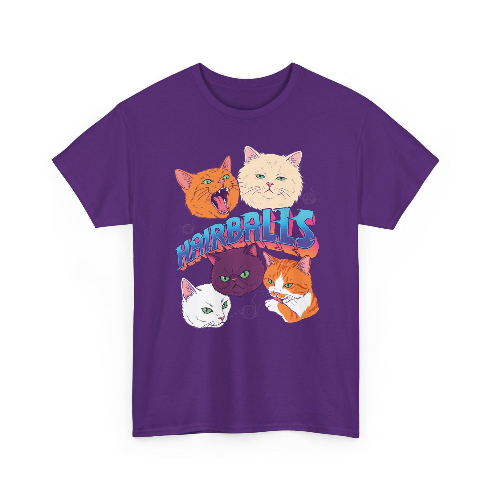 Cats Hairballs T-Shirt — Funny Cat Lover Tee