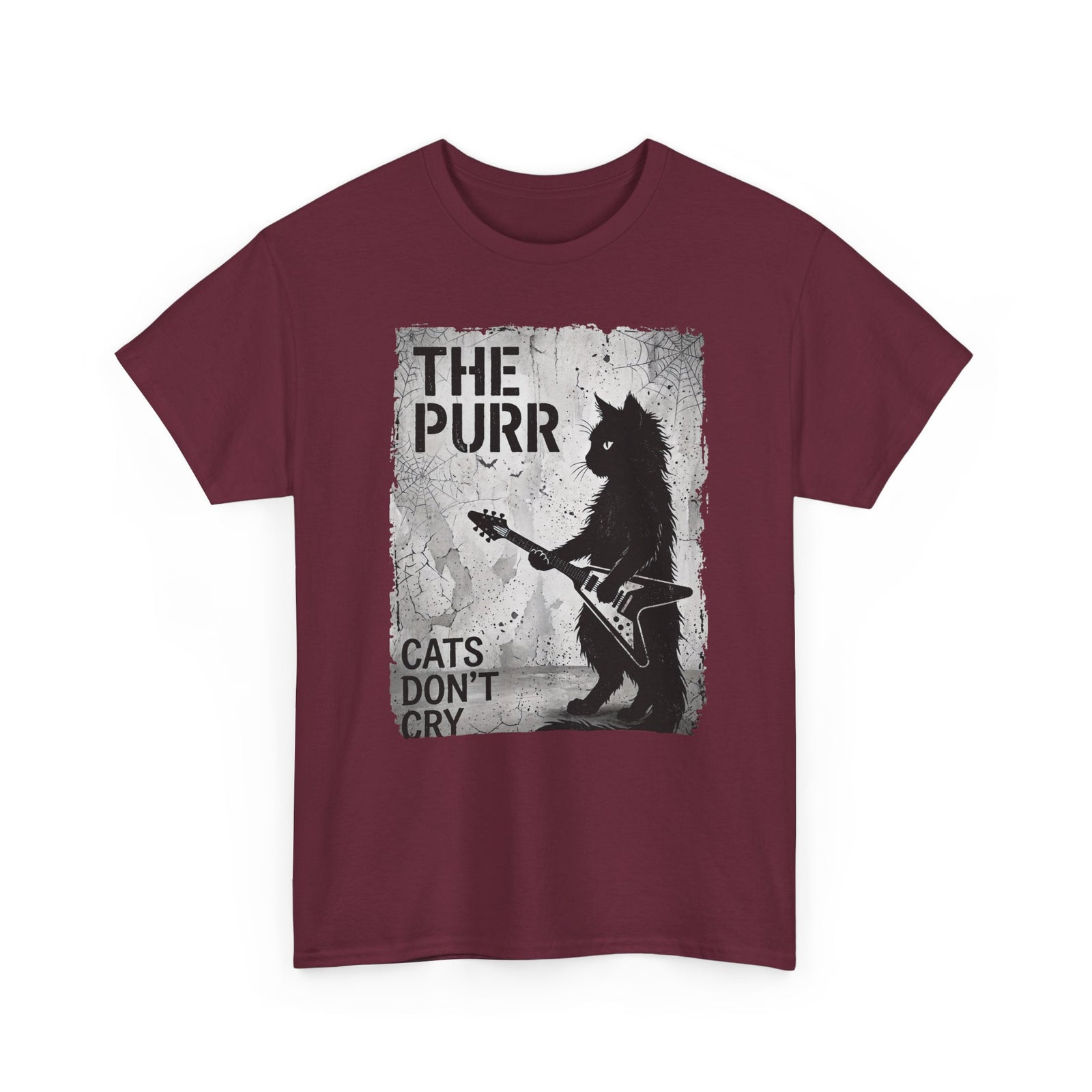 Purr Cats Don't Cry T-Shirt — Cute Cat Graphic Tee