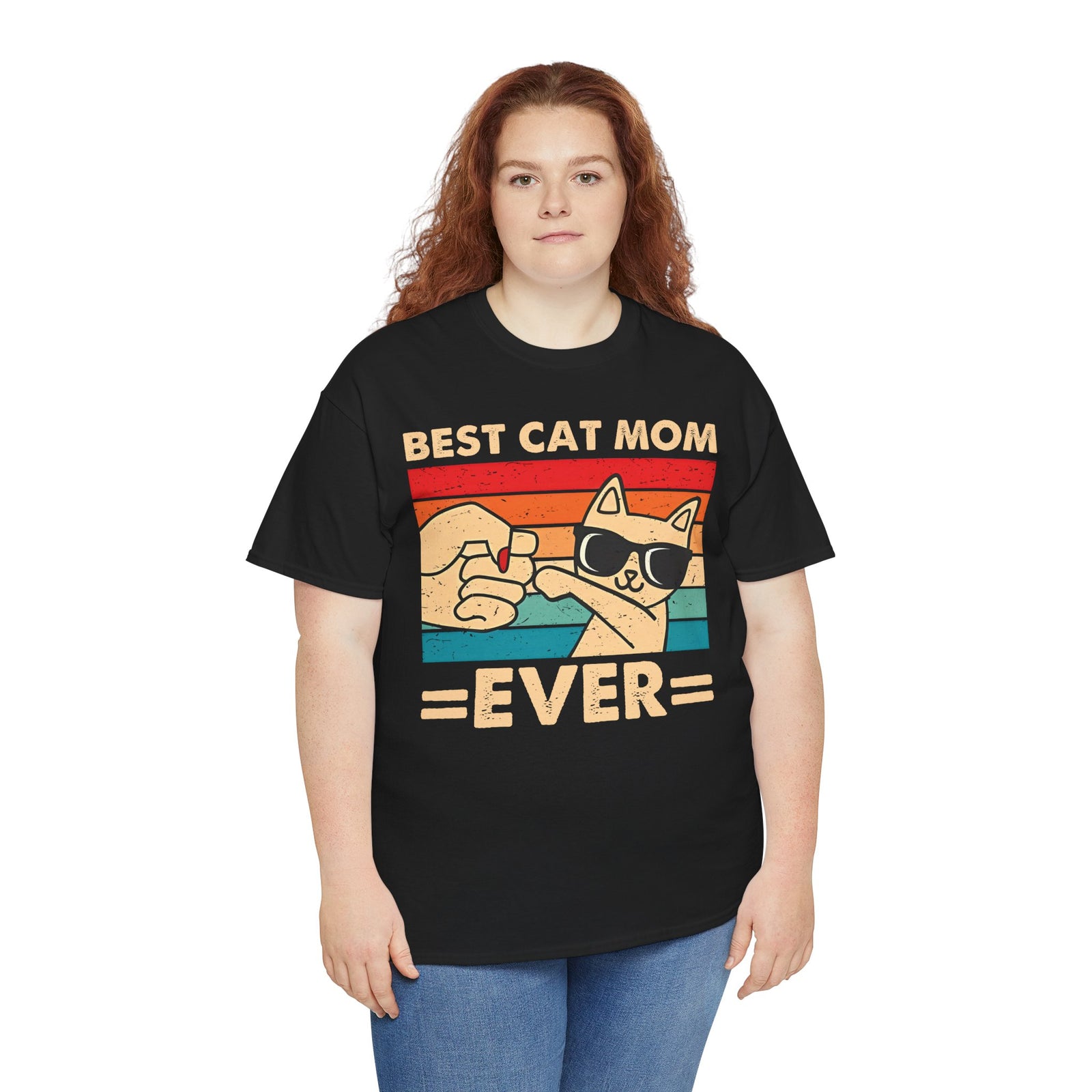 Best Cat Mom Ever T-Shirt — Cute Cat Mom Gift