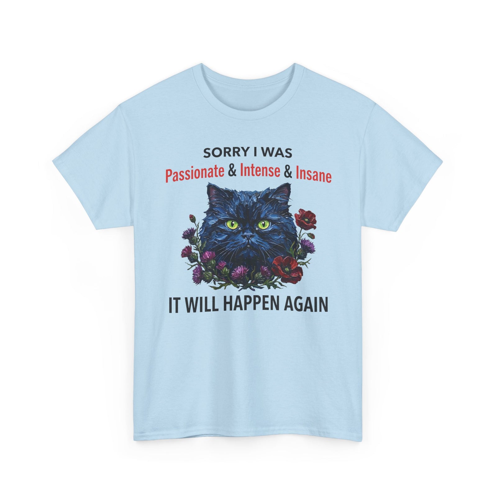 Passionate Black Cat Tee