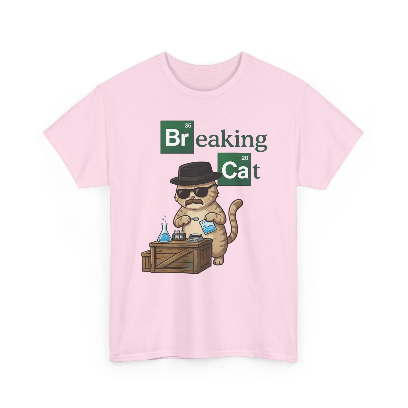 Breaking Cat T-Shirt — Funny Cat Graphic Tee