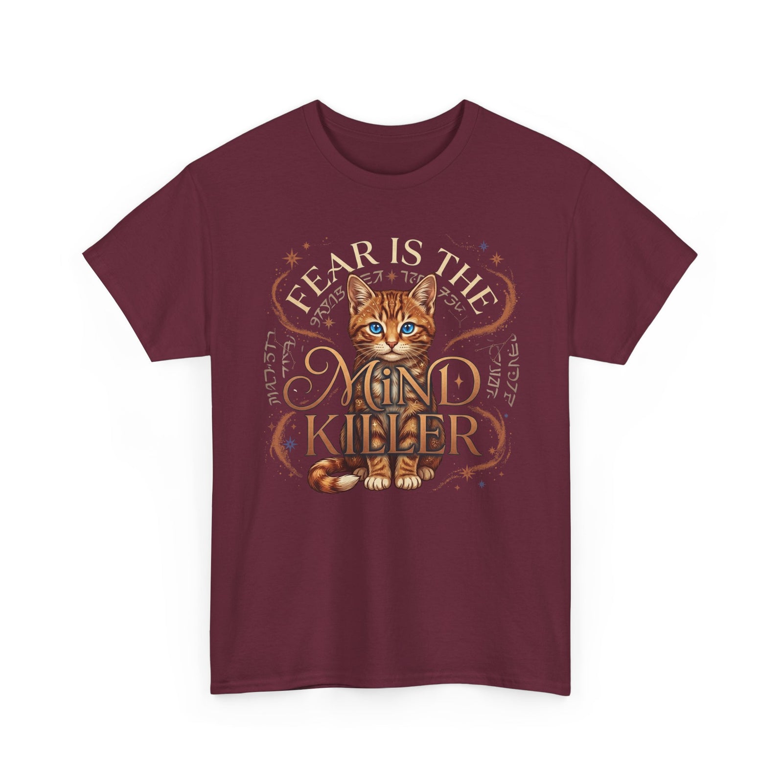 Cute Cat "Fear Is the Mind Killer" T-Shirt
