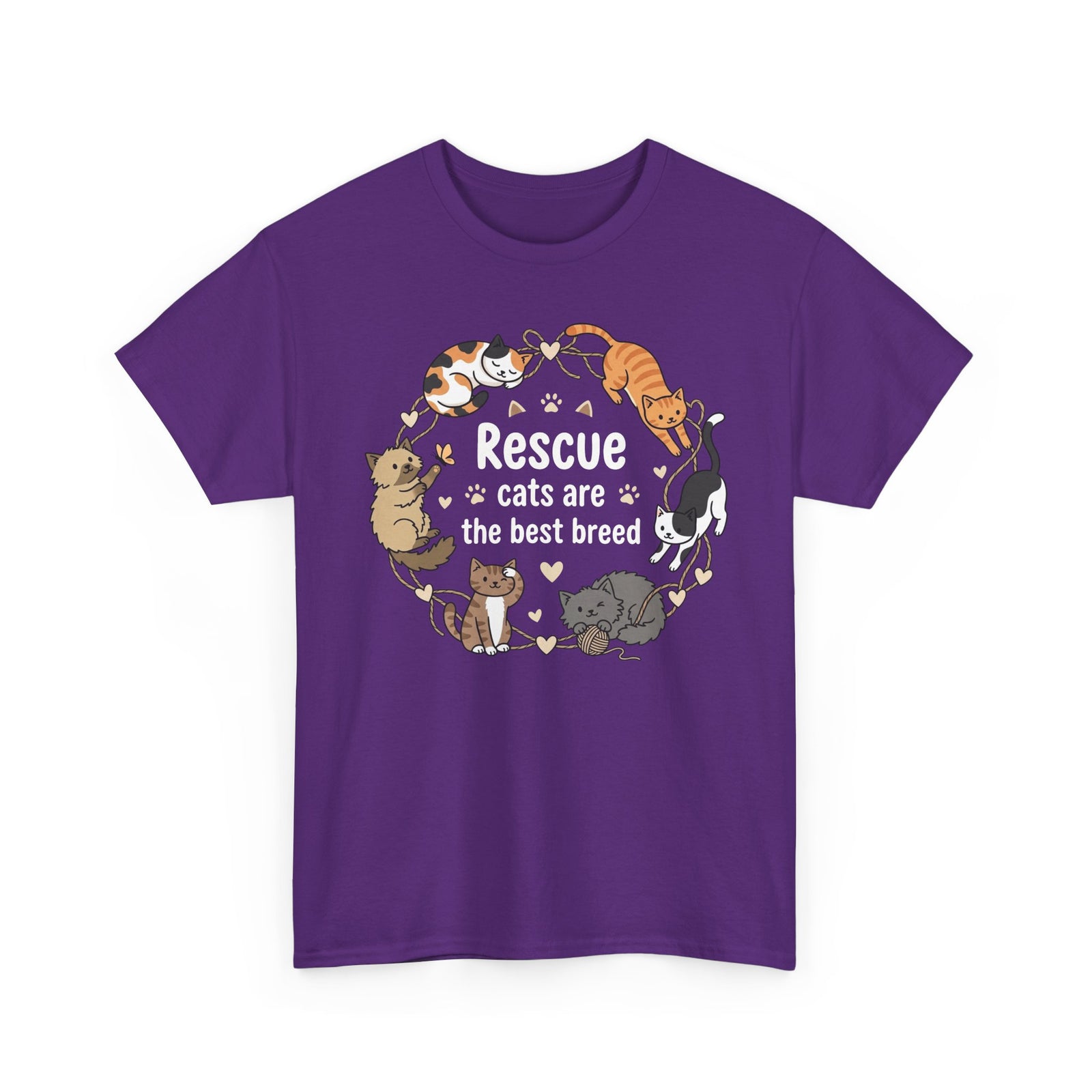 Rescue Cats Are the Best Breed T-Shirt