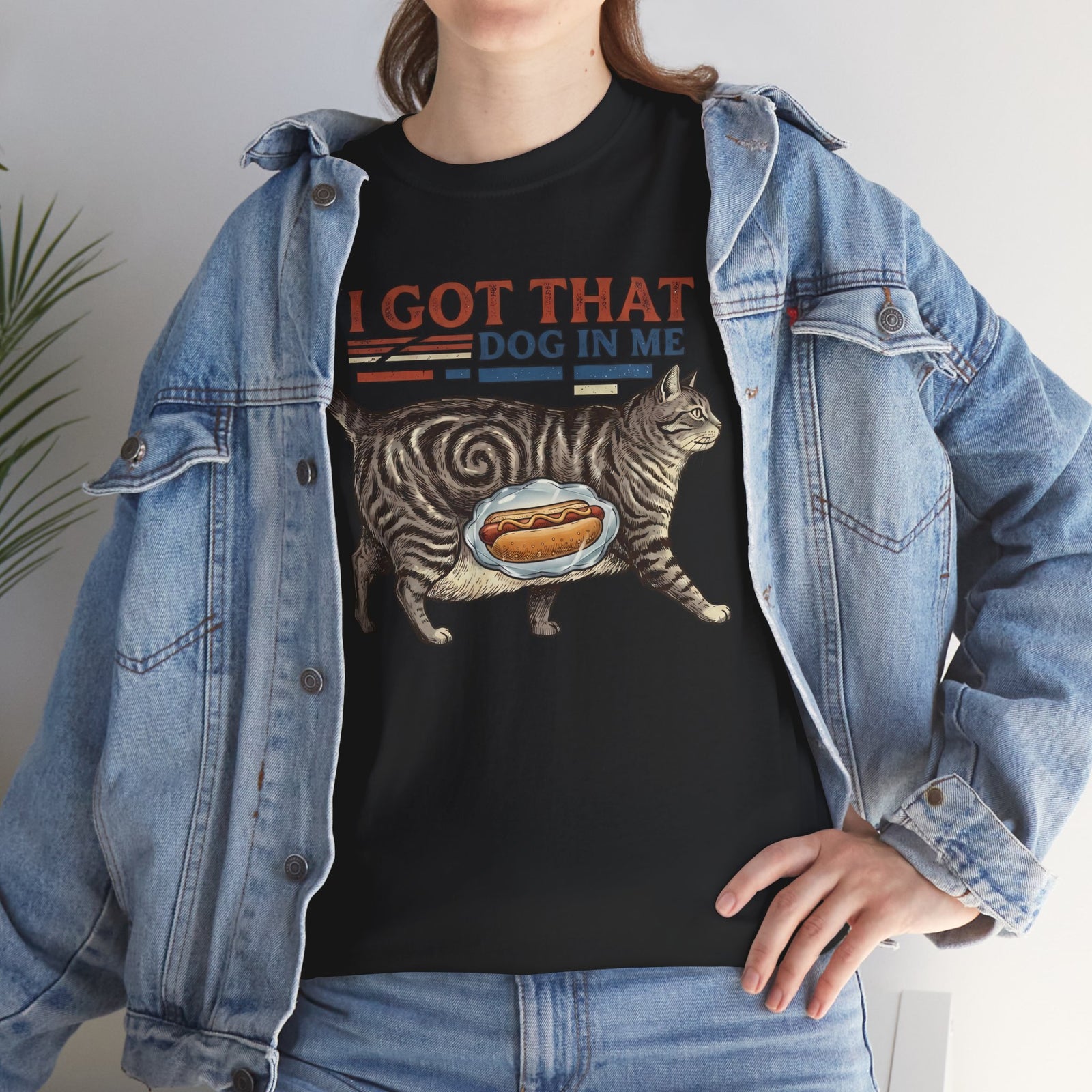 I Got That Dog In Me 'Fat Cat' T-Shirt — Funny Pet Lover Tee