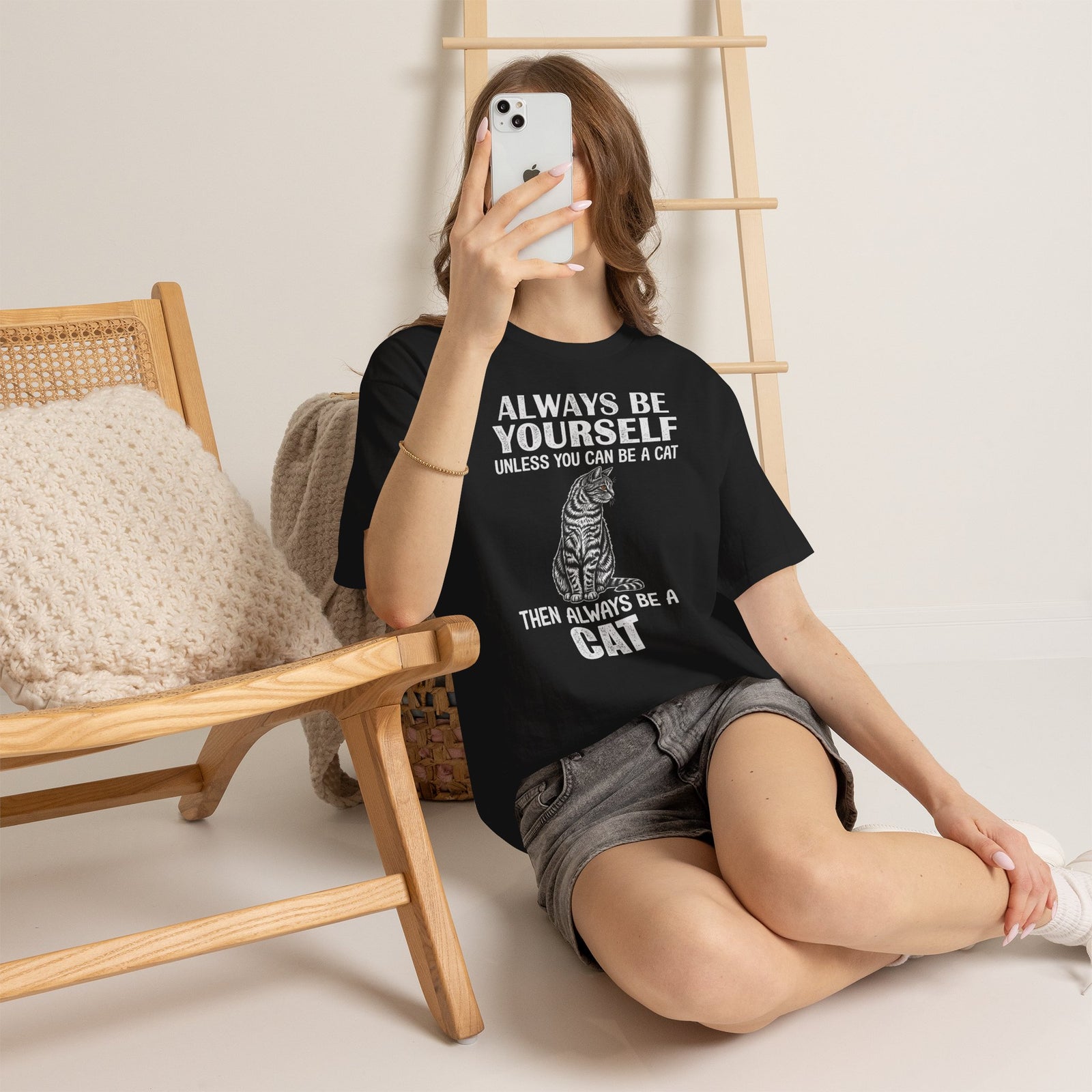 Always Be Yourself…Unless You Can Be a Cat Tee — Funny Cat Lover T-Shirt
