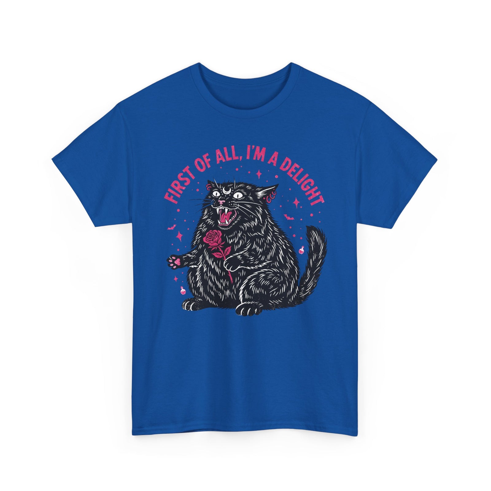 Black Cat "First of All I'm a Delight" T-Shirt