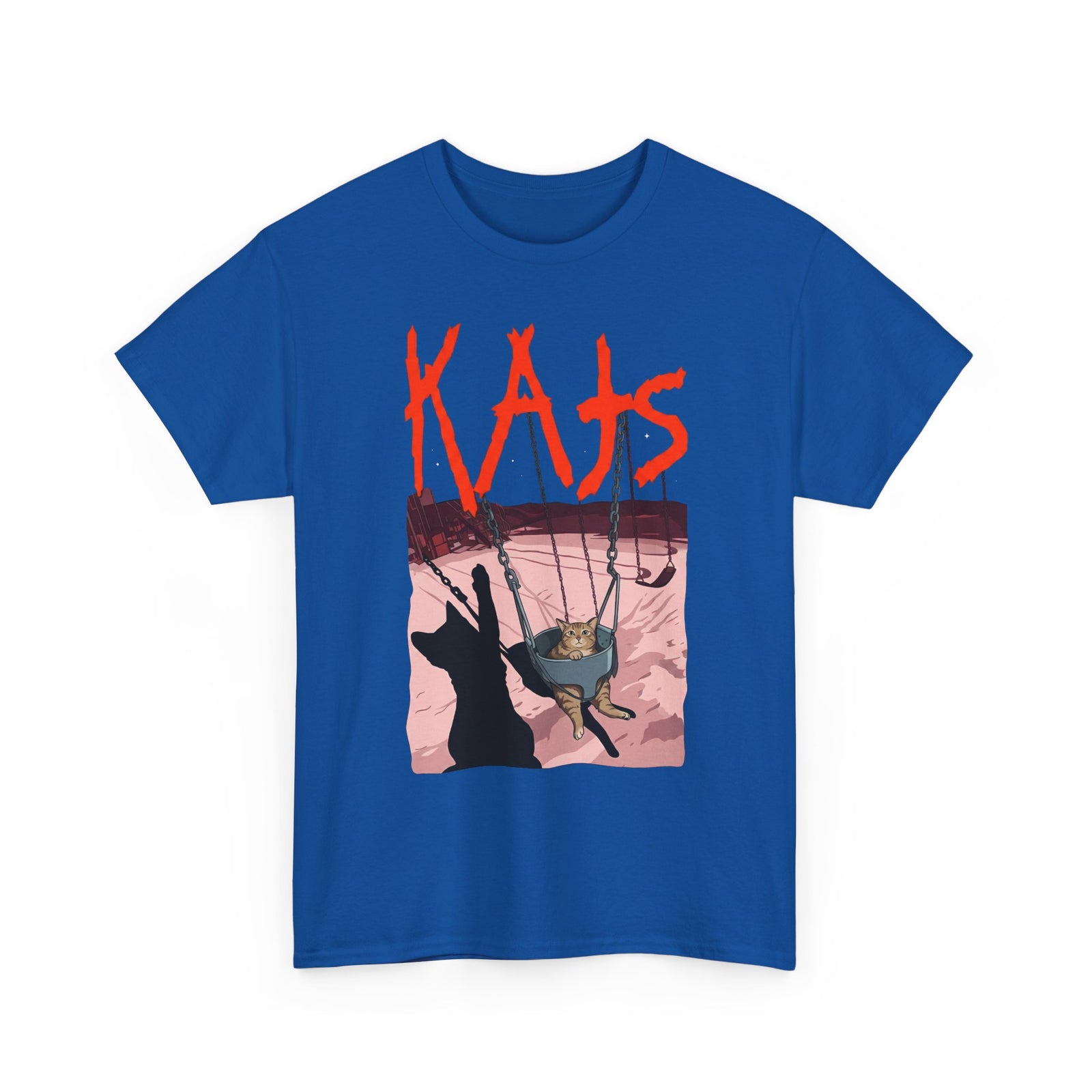 Rock Cat Band T-Shirt — Funny 'Kats' Album Parody Tee