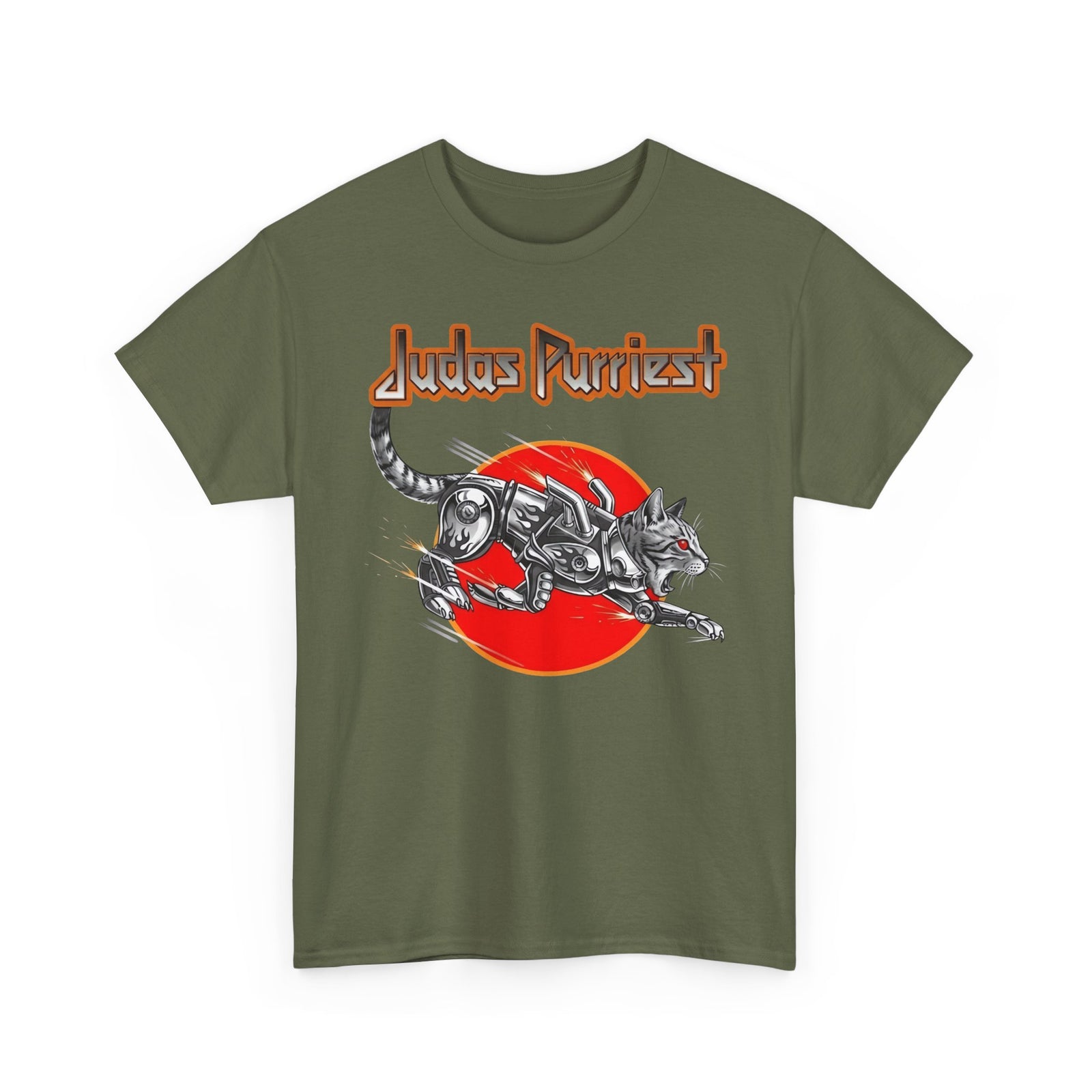 Judas Purriest Cat Graphic Tee