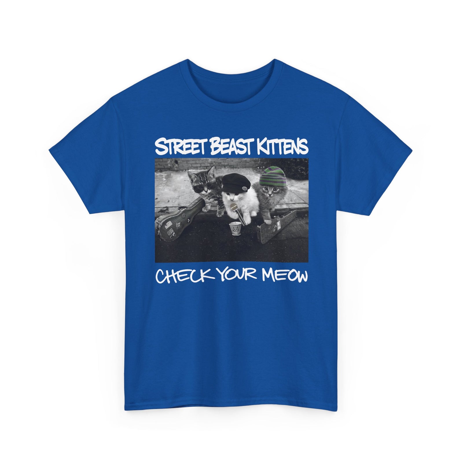Street Beast Kittens "Check Your Meow" T-Shirt
