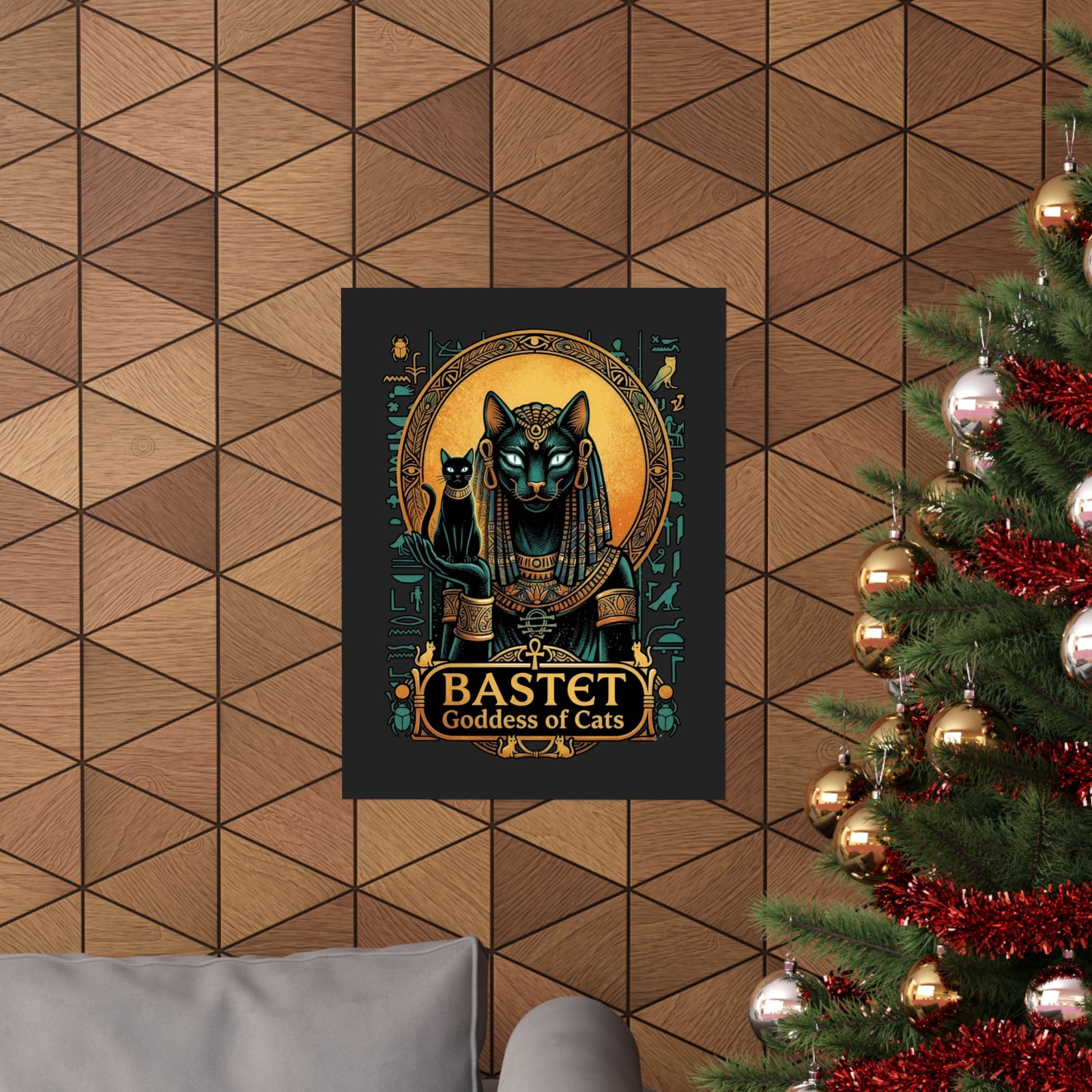 Bastet Goddess of Cats Poster