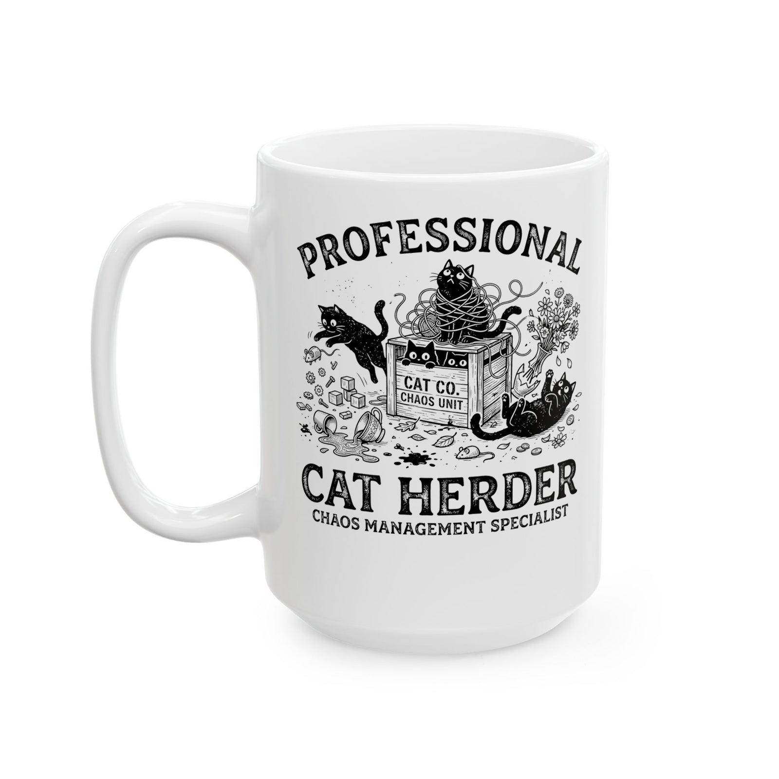 Professional Cat Herder Ceramic Mug
