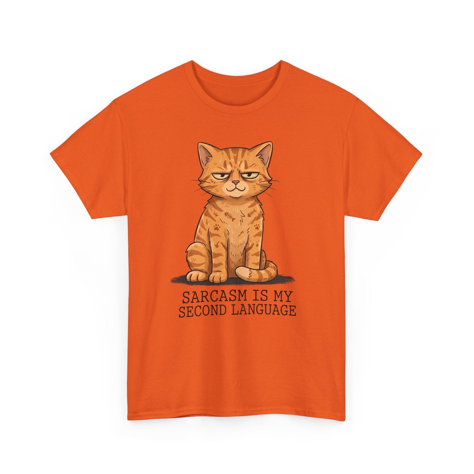 Sarcasm Is My 2nd Language Catitude T-Shirt