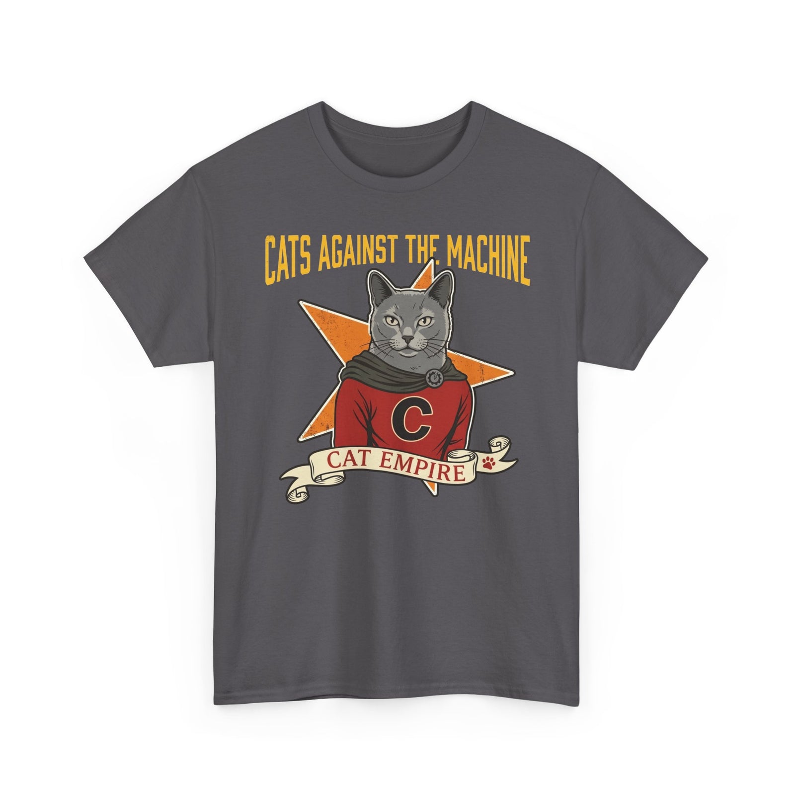 Cat Against the Machine Tee — Cat Empire Graphic T-Shirt
