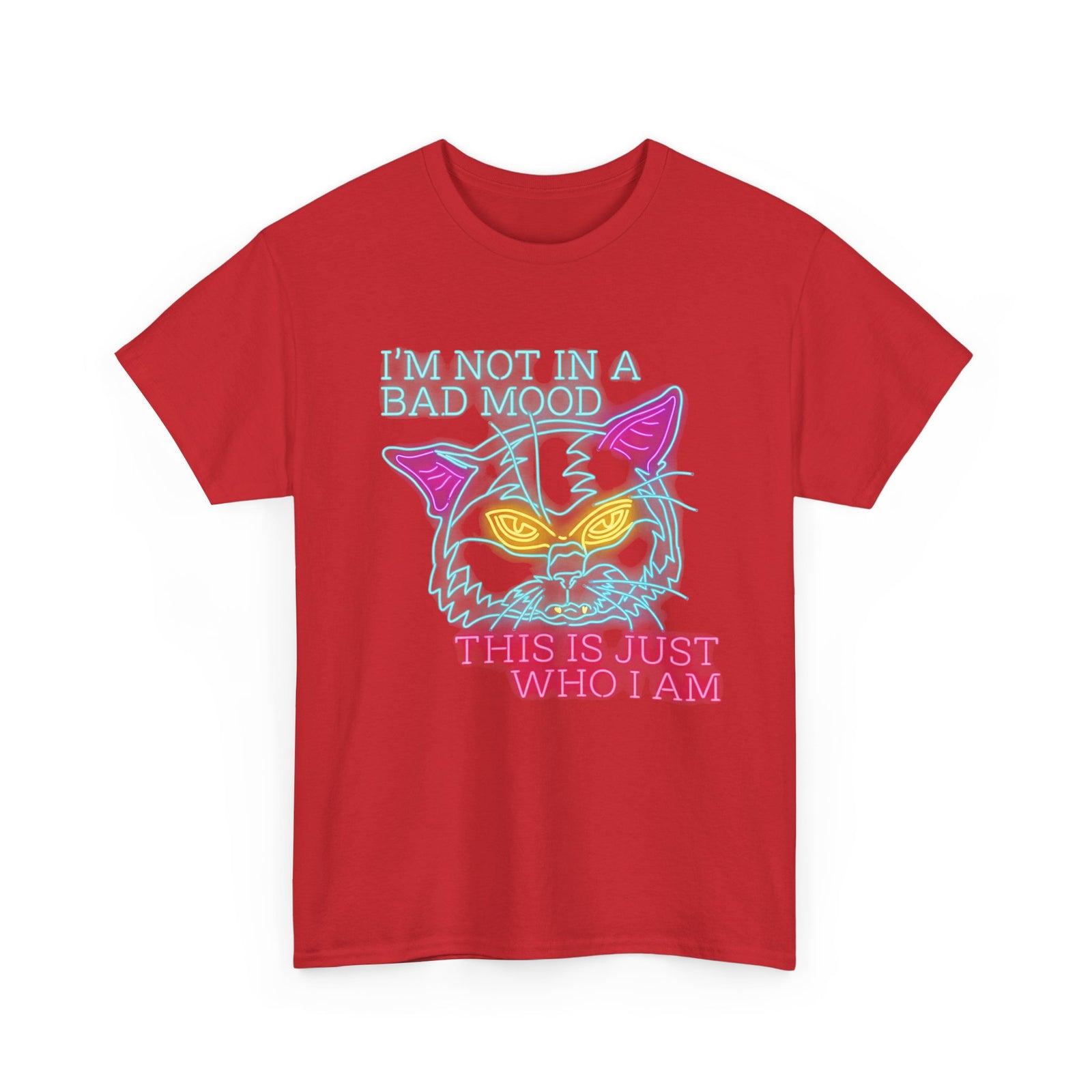 Bad Cat 'I'm Not In A Bad Mood' T-Shirt