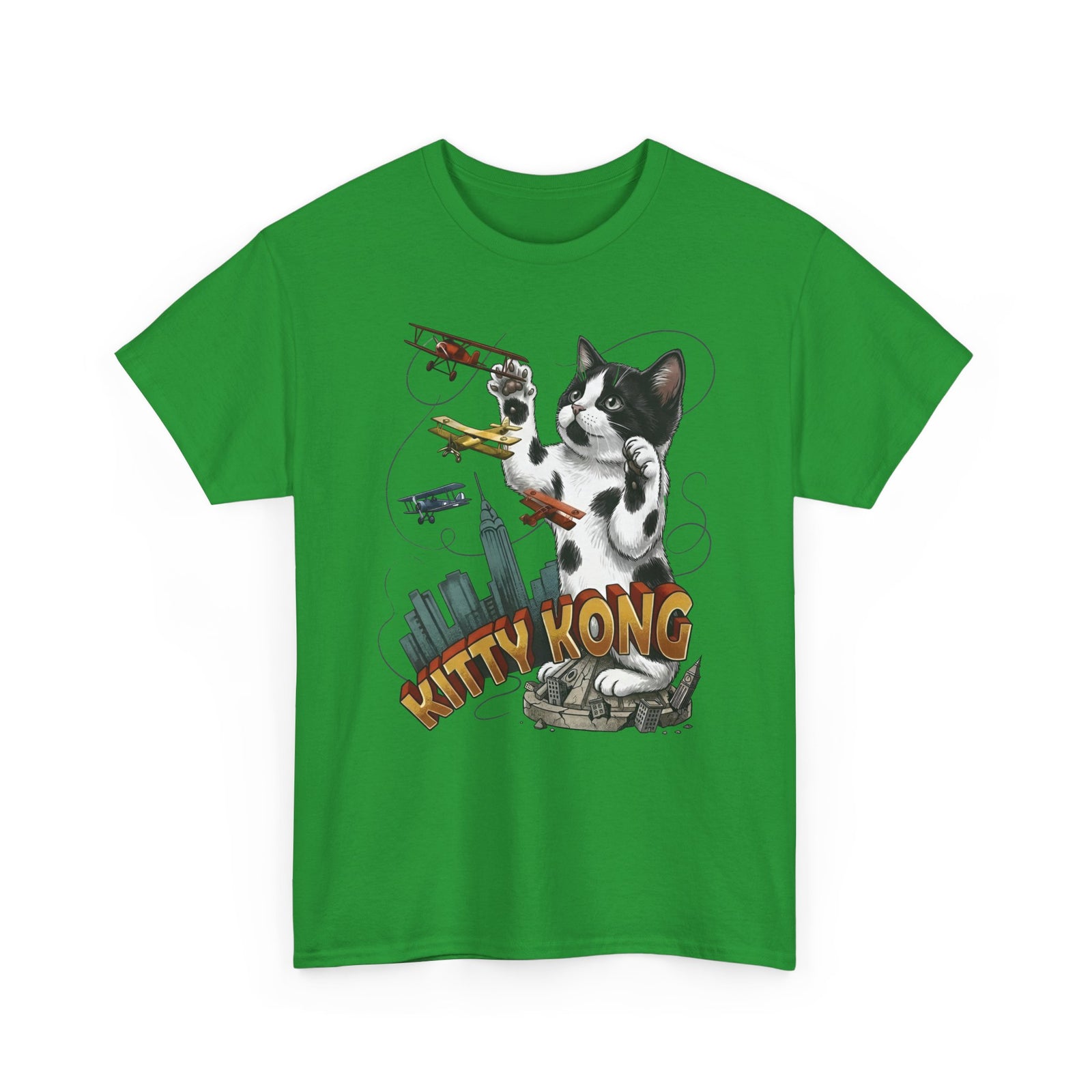 Kittie Kong Parody Cat T-Shirt — Funny Vintage-Style Cat Tee