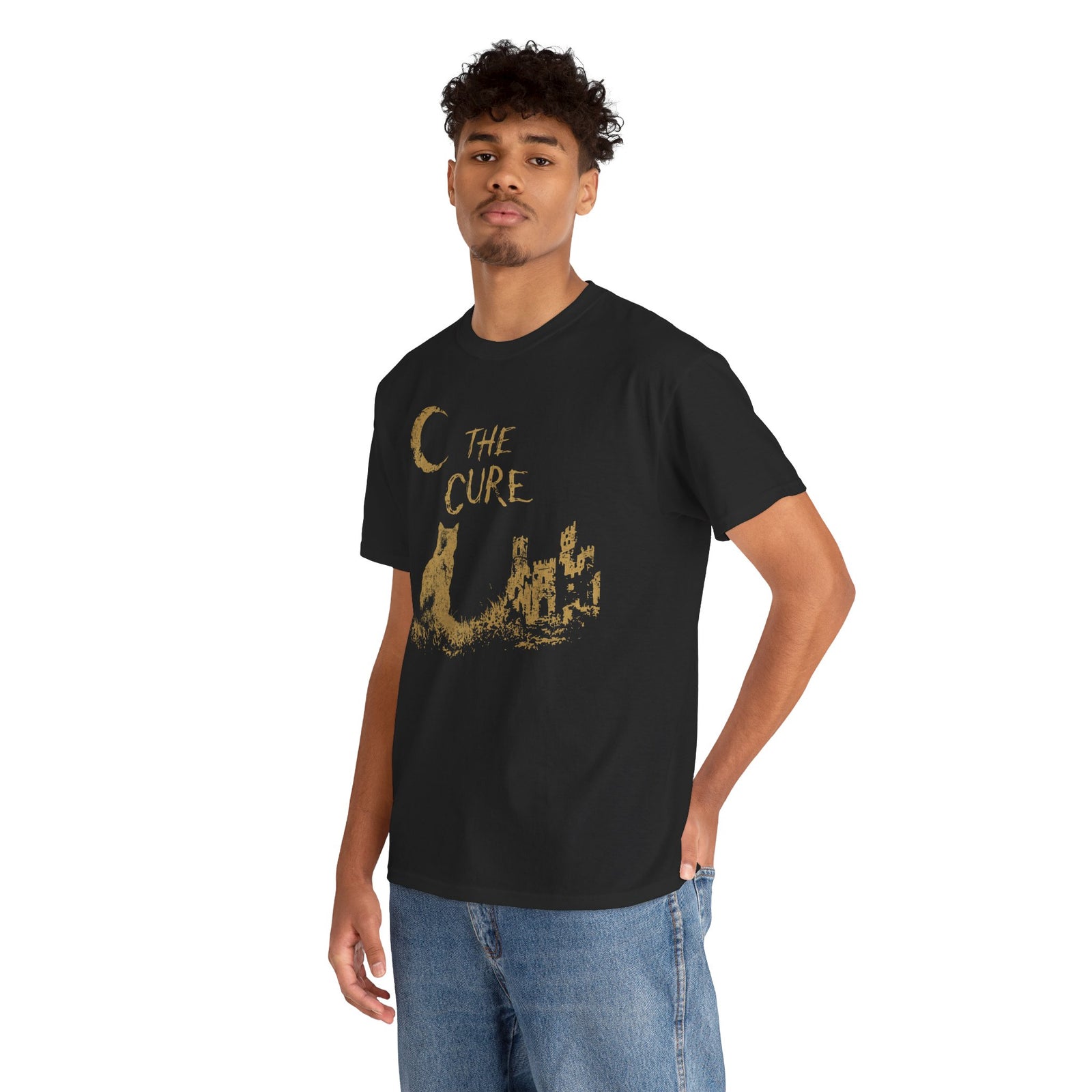 Goth Cat Lover T-Shirt — Goth Aesthetic Cat Tee