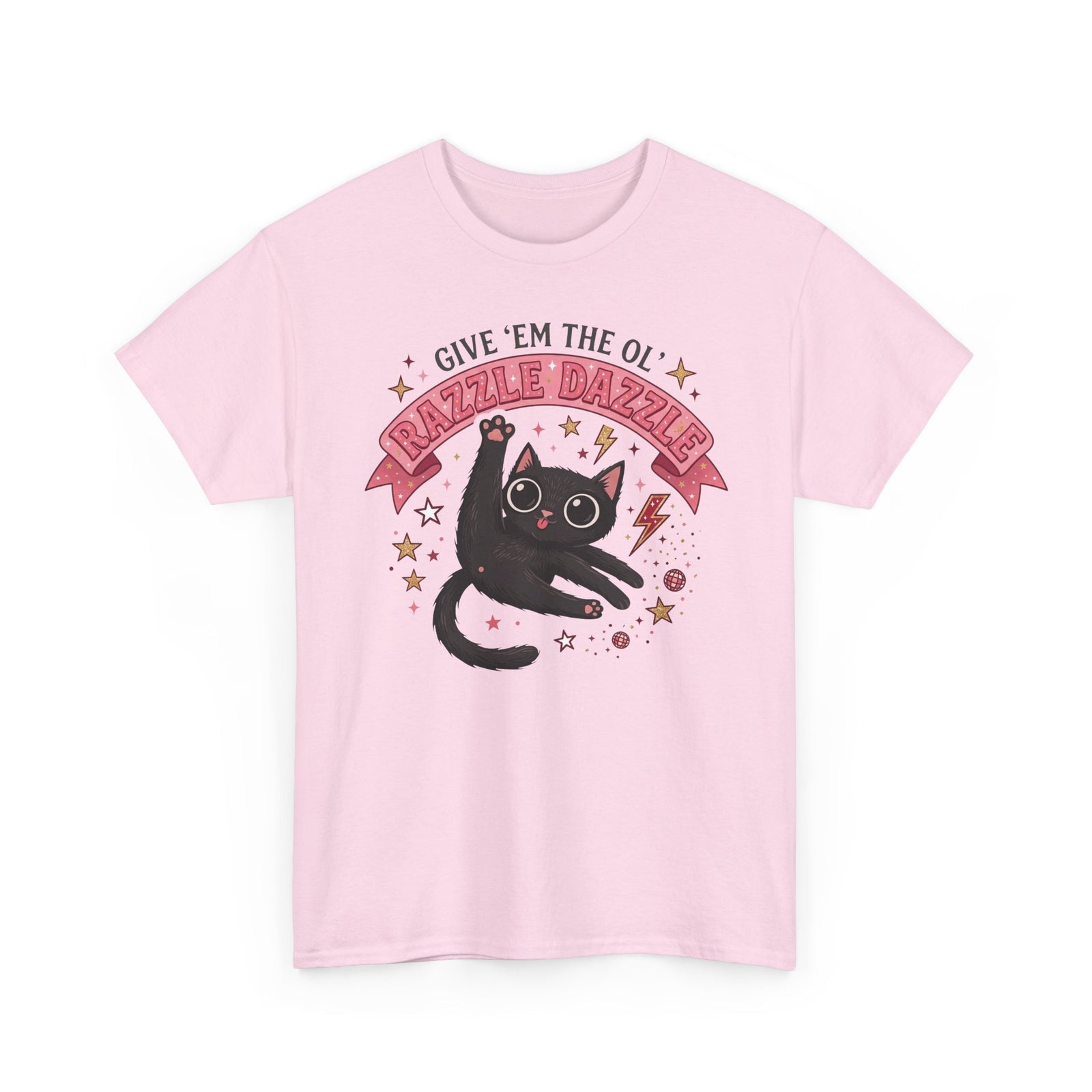 Razzle Dazzle Cat T-Shirt — Give 'em the Ol' Razzle Dazzle