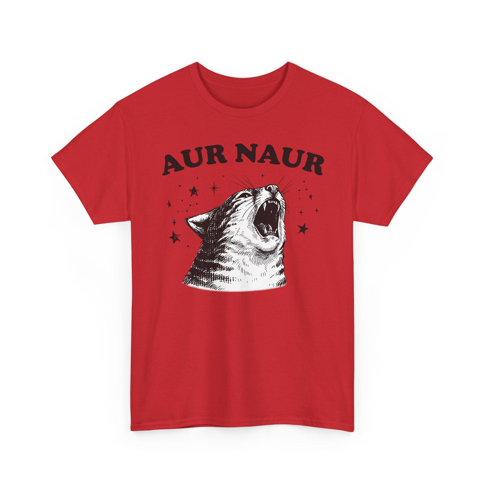 Aur Naur Funny Cat T-Shirt — Cute Funny Cat Tee