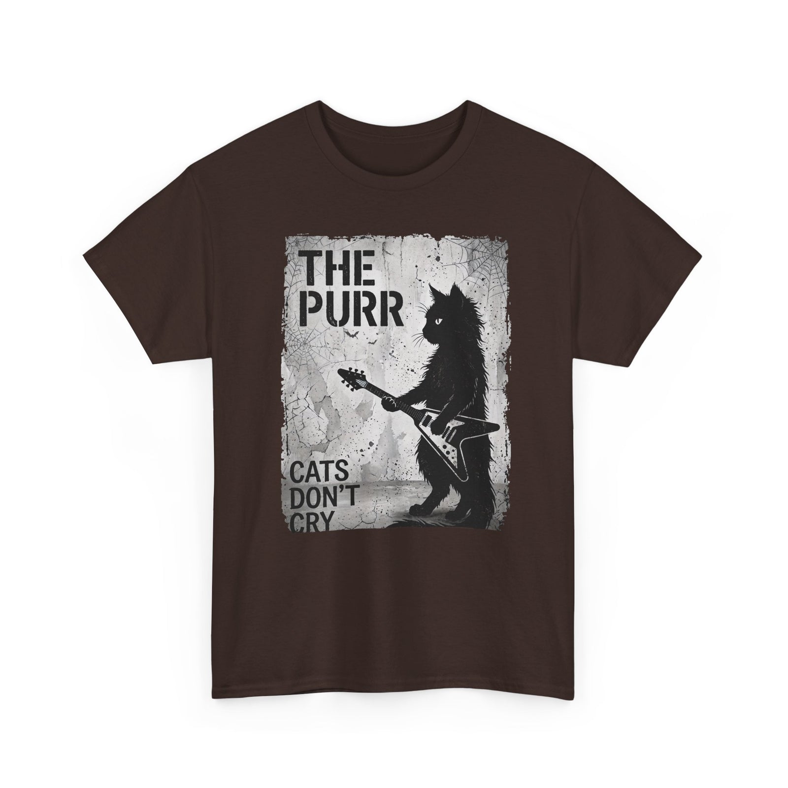 Purr Cats Don't Cry T-Shirt — Cute Cat Graphic Tee