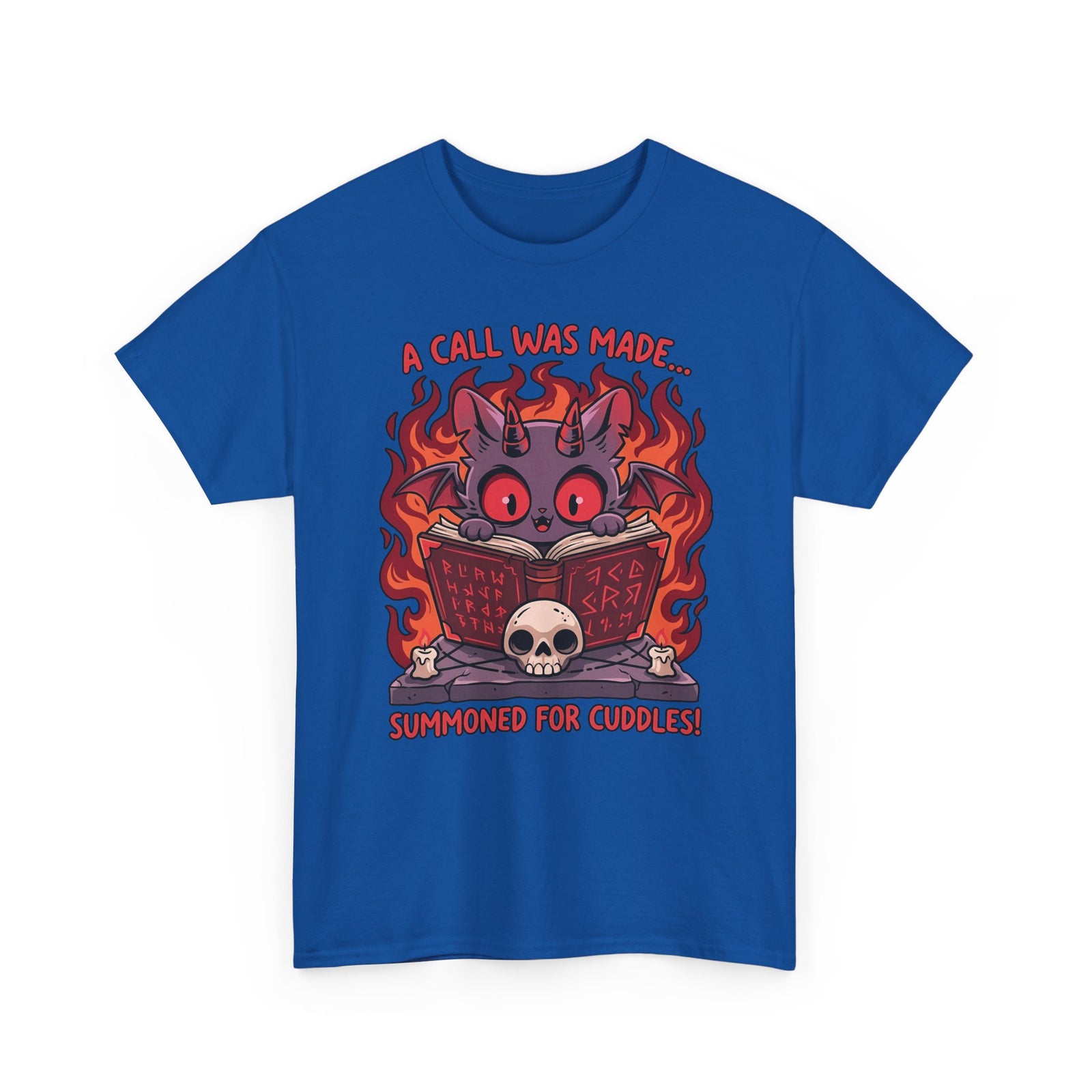 Summoned for Cuddles Cat T-Shirt — "A Call Was Made" Cute Cat Tee