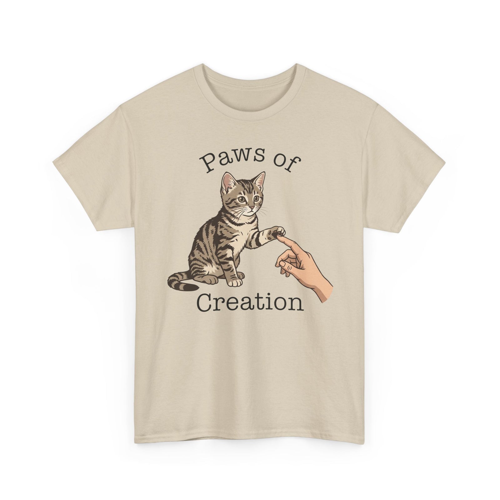 Paws of Creation Graphic Tee for Cat Lovers