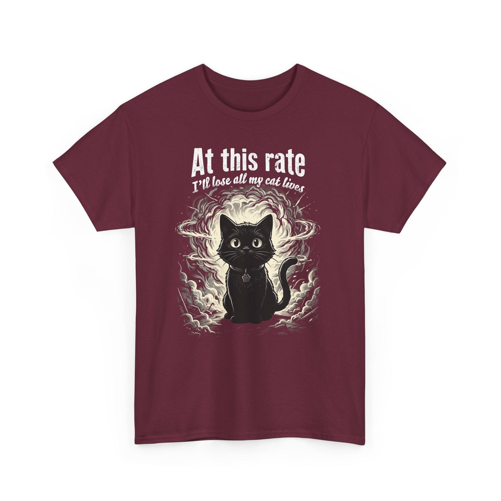 Apocalypse Cat T-Shirt Post-Apocalyptic Cat Graphic Tee