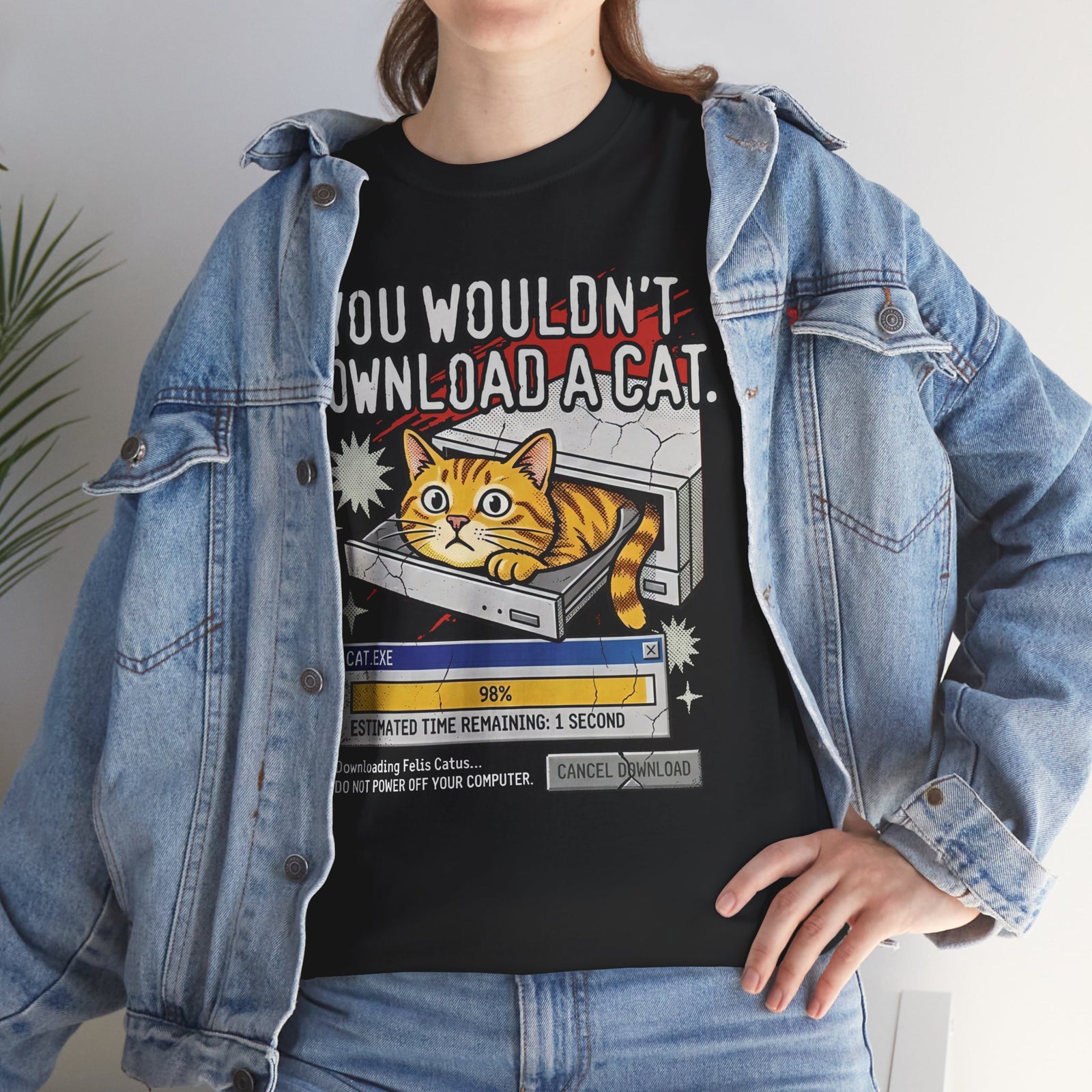 You Wouldn't Download A Cat Funny Cat T-Shirt