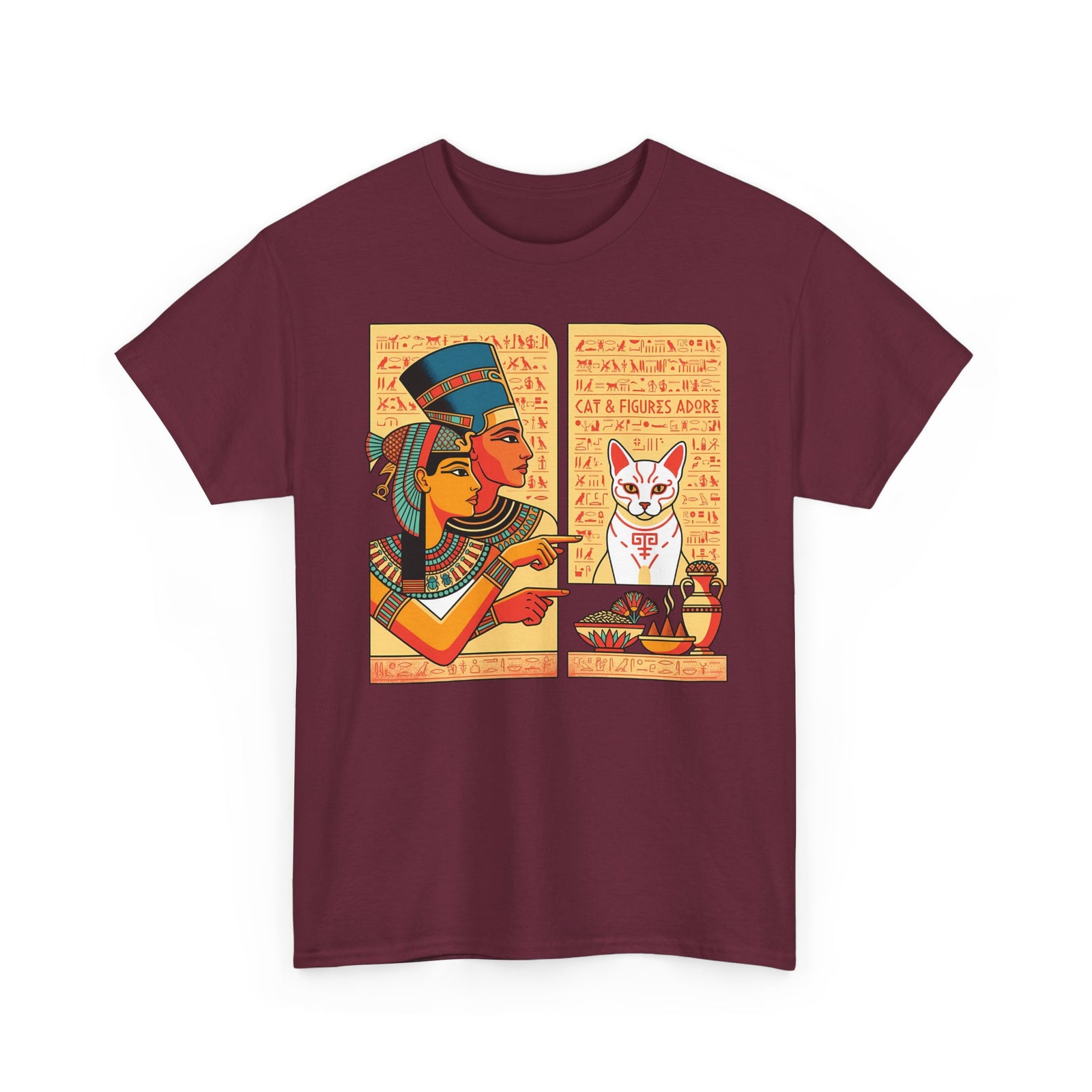 Egyptian Cat Meme T-Shirt — Funny Ancient Egypt Cat Graphic Tee