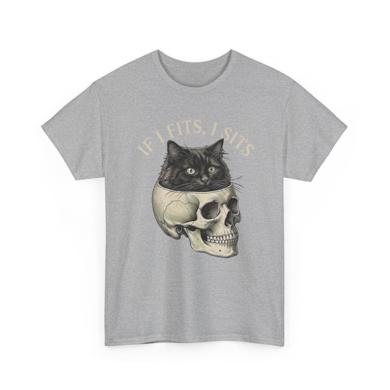 Cat 'If I Fits I Sits' T-Shirt