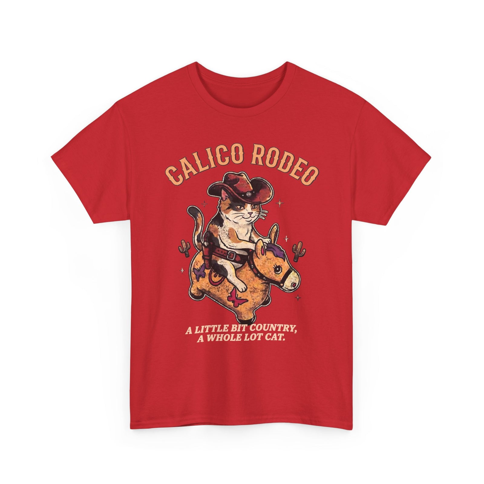 Calico Rodeo Cowgirl Cat Shirt — Funny Country Western Cat T-Shirt