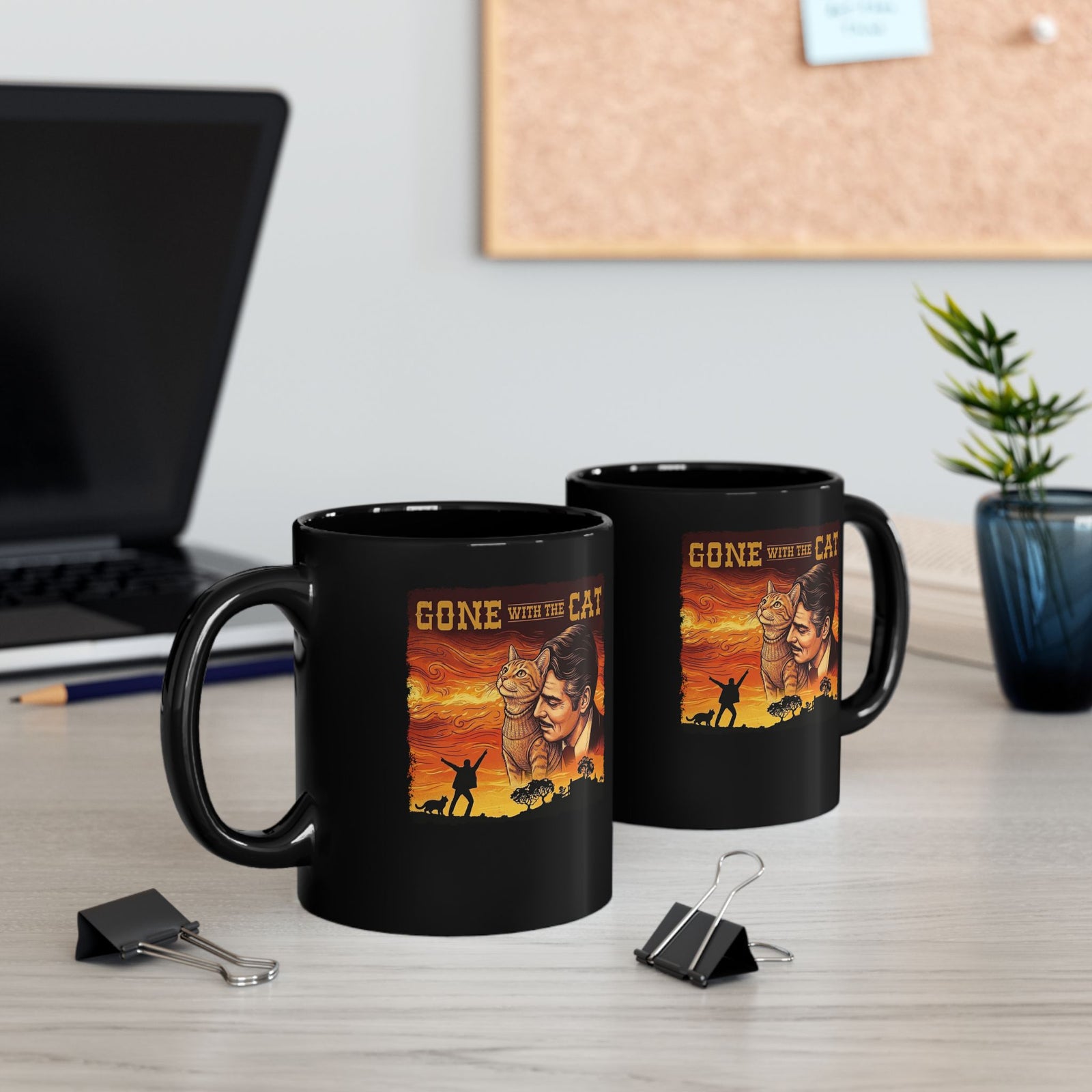 Gone with the Cat T‑Mug