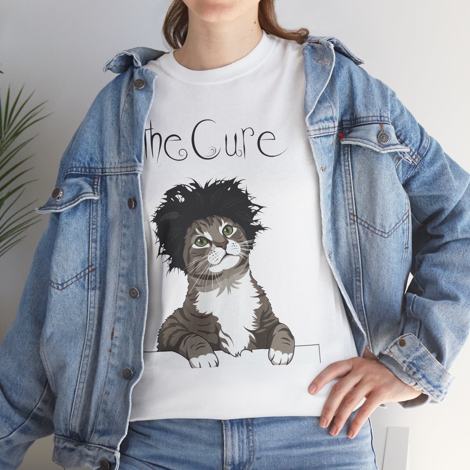 The Cure Kitten Band Tee Cute Cat