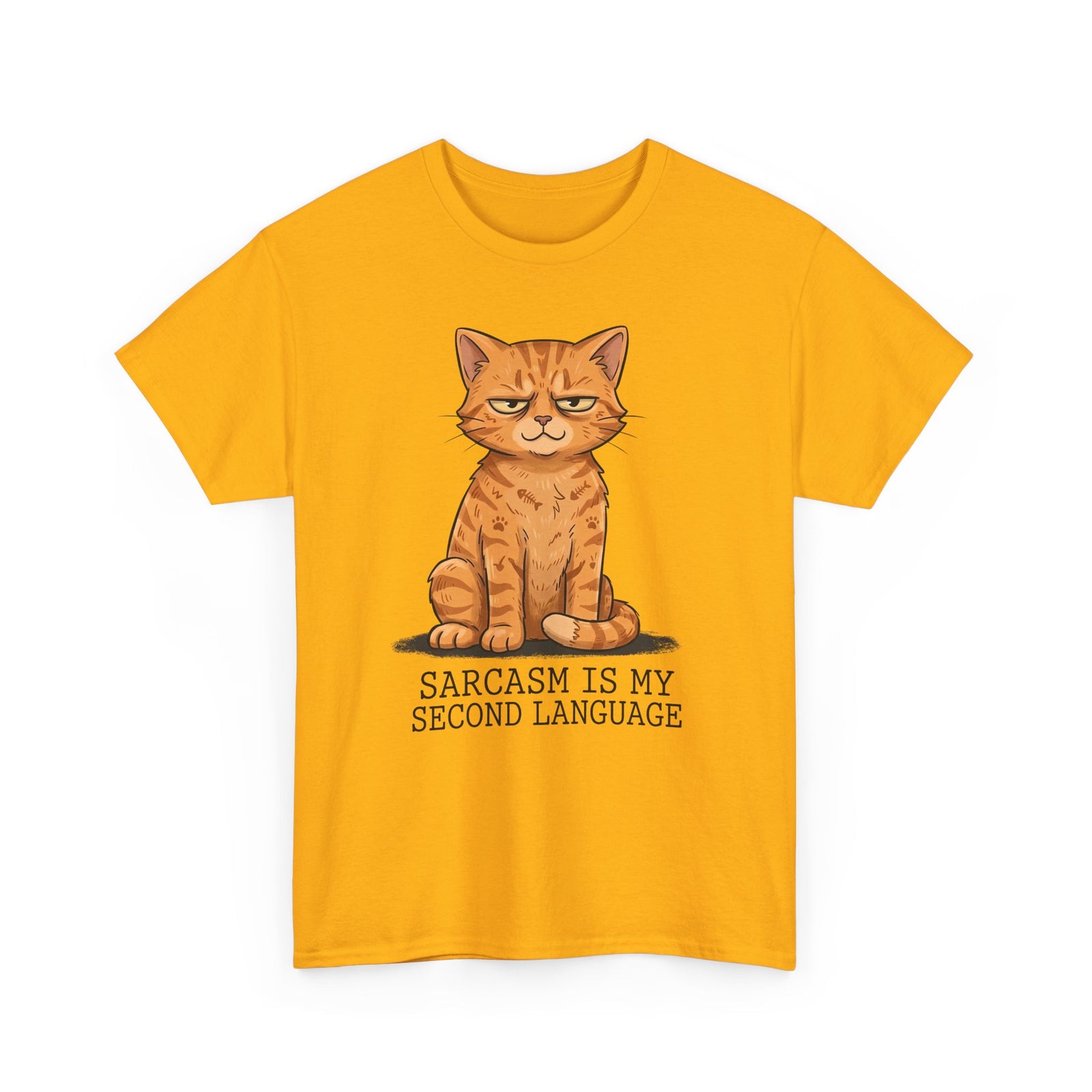 Sarcasm Is My 2nd Language Catitude T-Shirt