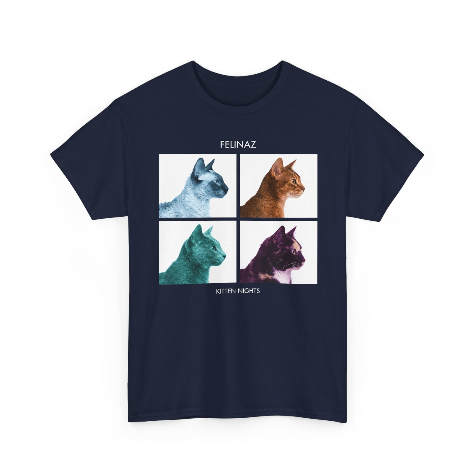 Felinaz Kitten Night Cat Parody T-Shirt