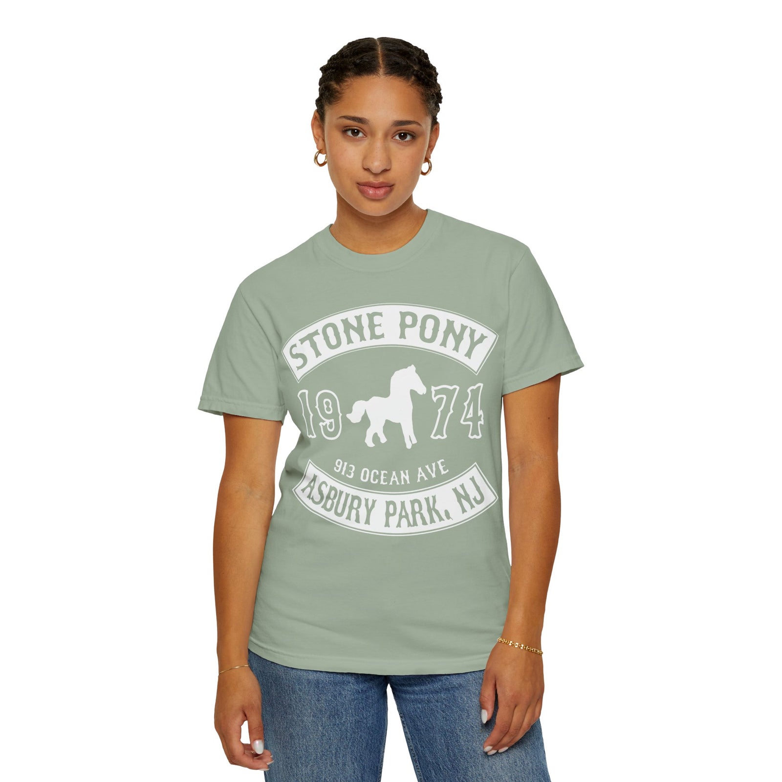 Classic White Garment-Dyed T-Shirt