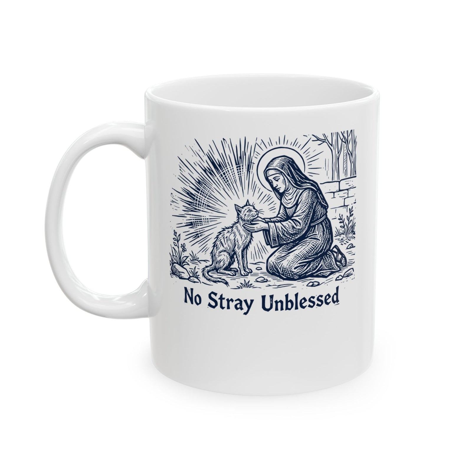 "Every Cat Is Blessed" Cat Ceramic Mug