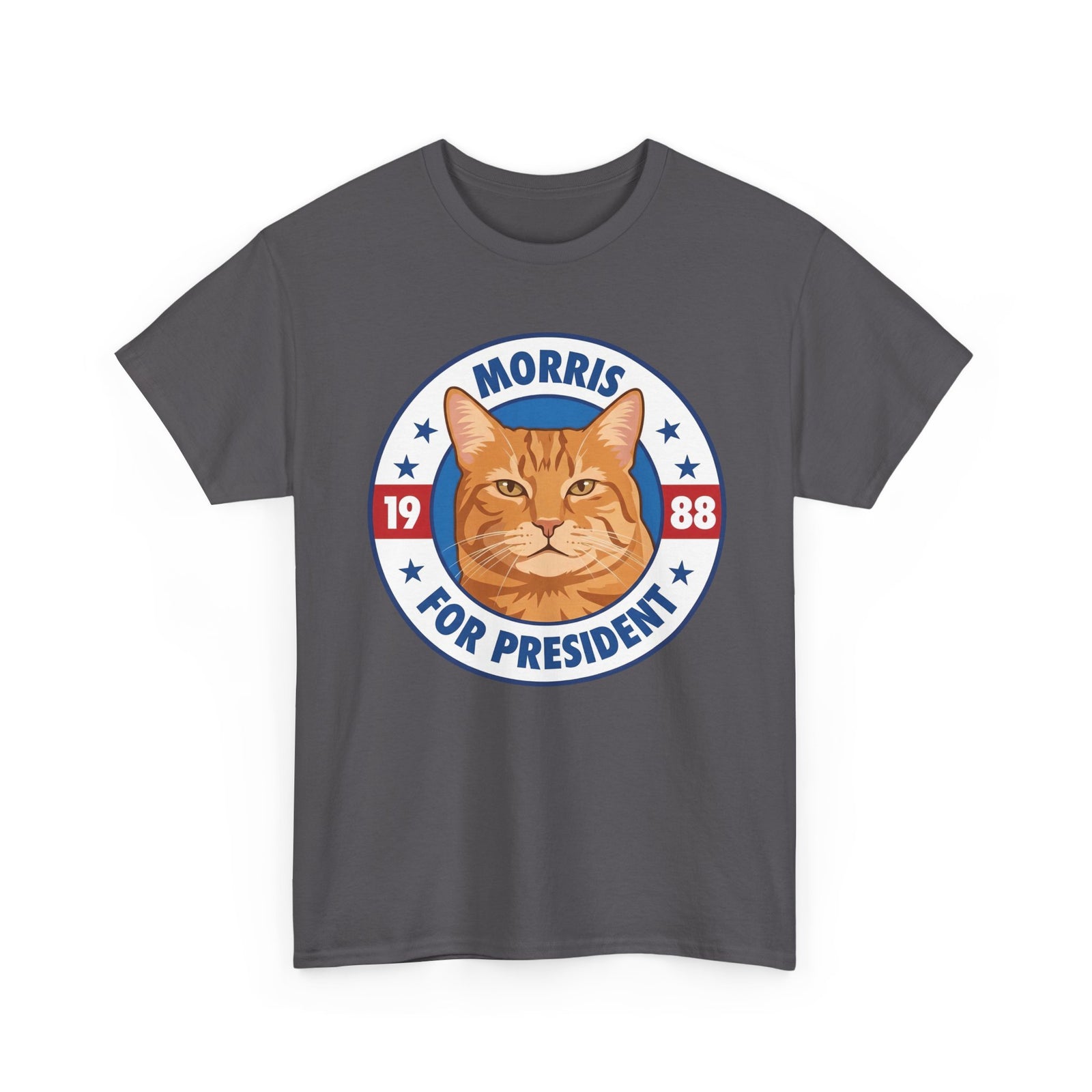 Cat For President 1988 T-Shirt Vintage Political Cat Tee