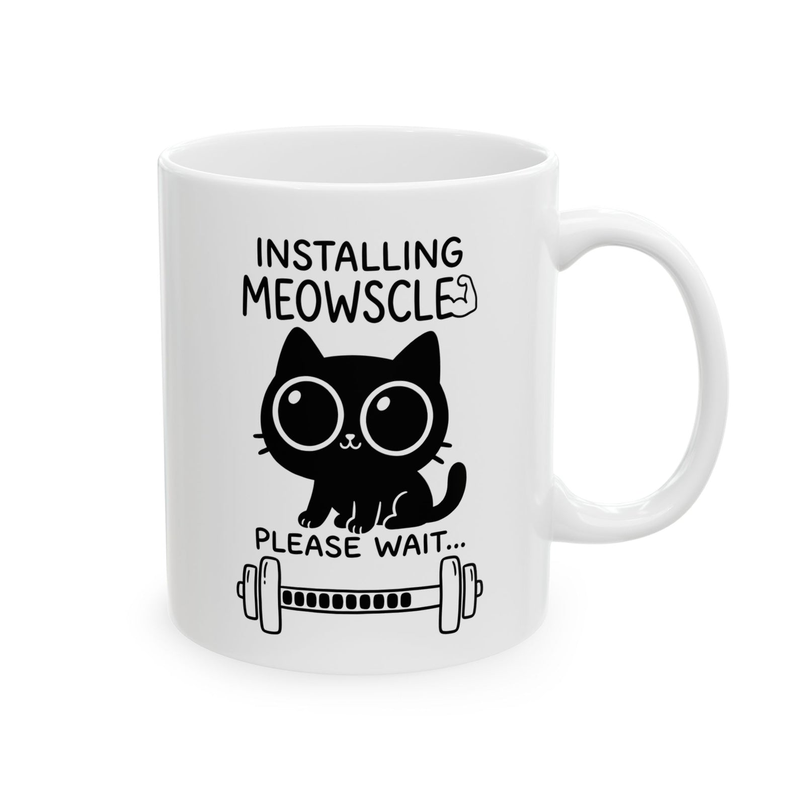 Installing Meowscles Ceramic Mug