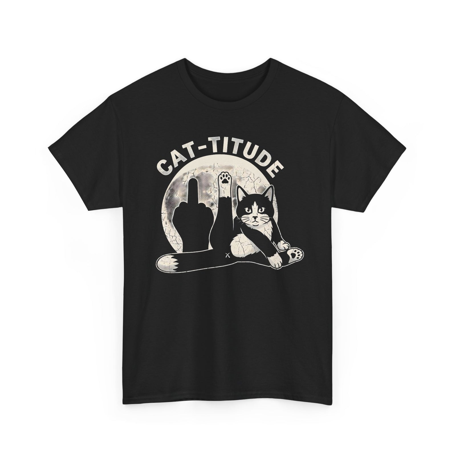 Cattitude T-Shirt — Funny Cat Attitude Tee