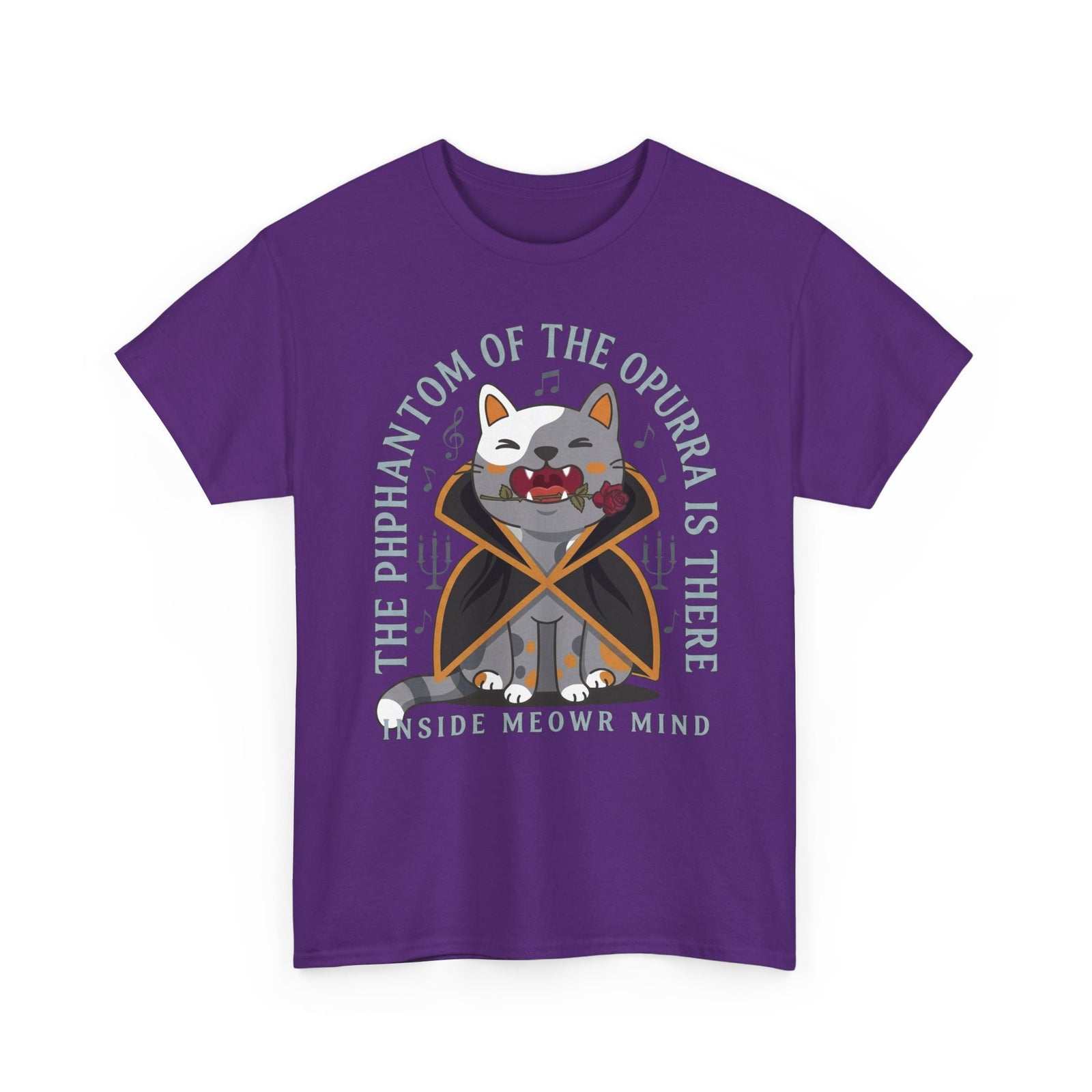 Phantom of the Opurra T-Shirt — Cat Musical Parody Tee