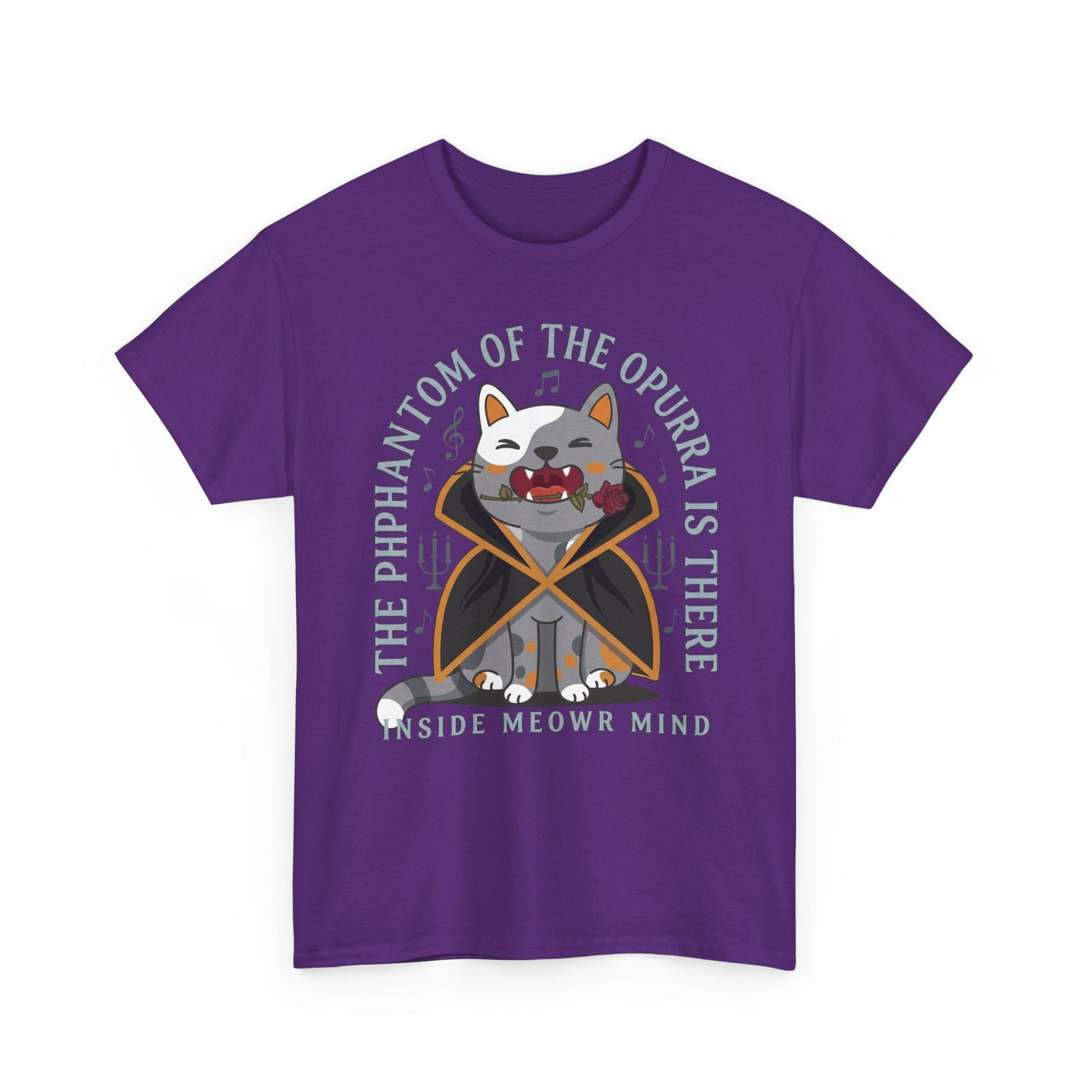 Phantom of the Opurra T-Shirt — Cat Musical Parody Tee