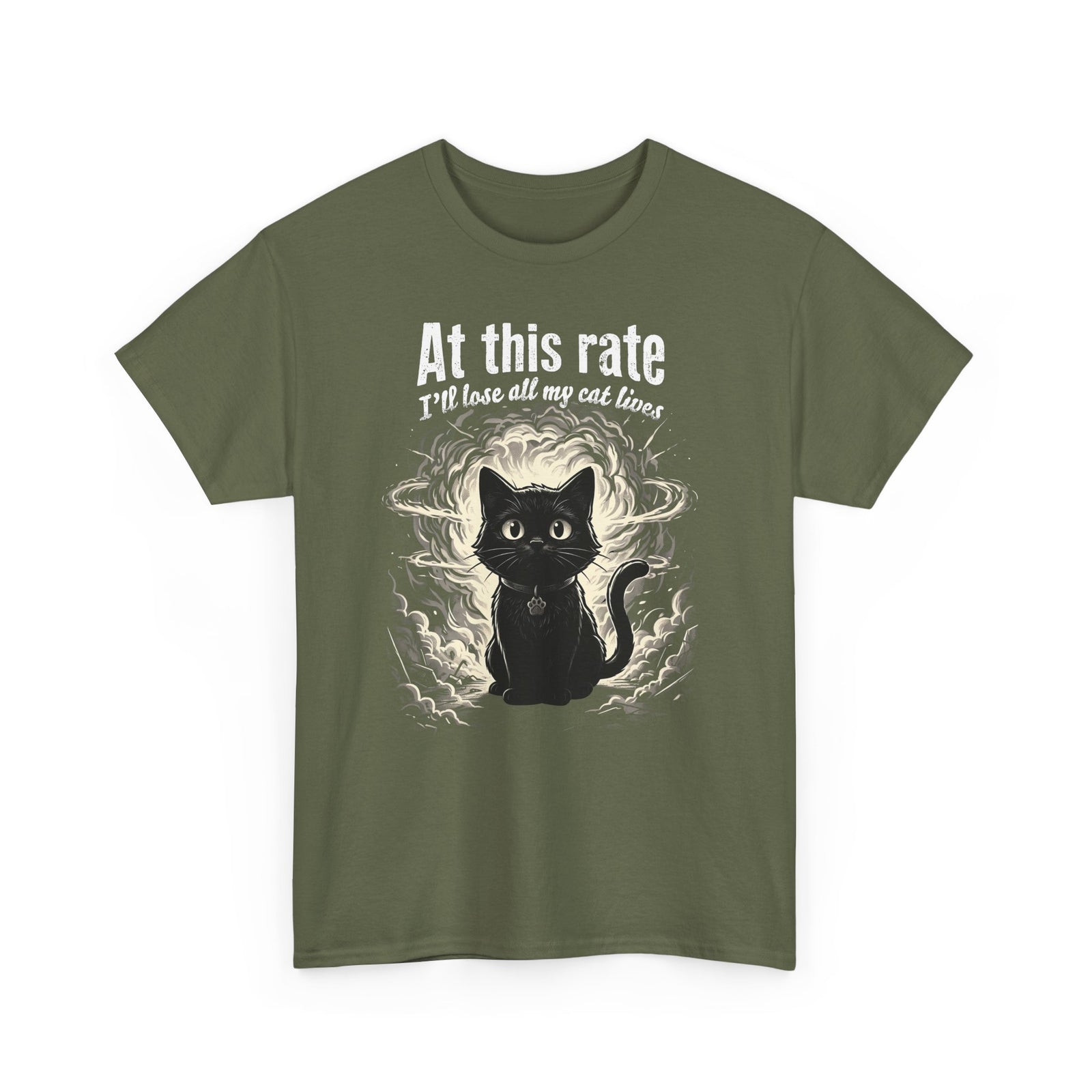 Apocalypse Cat T-Shirt Post-Apocalyptic Cat Graphic Tee