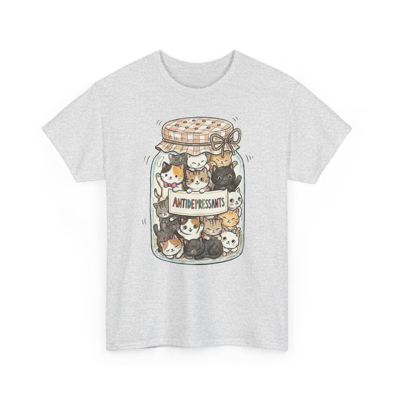 Cats Are My Antidepressants Tee — Funny Cat Lover Shirt