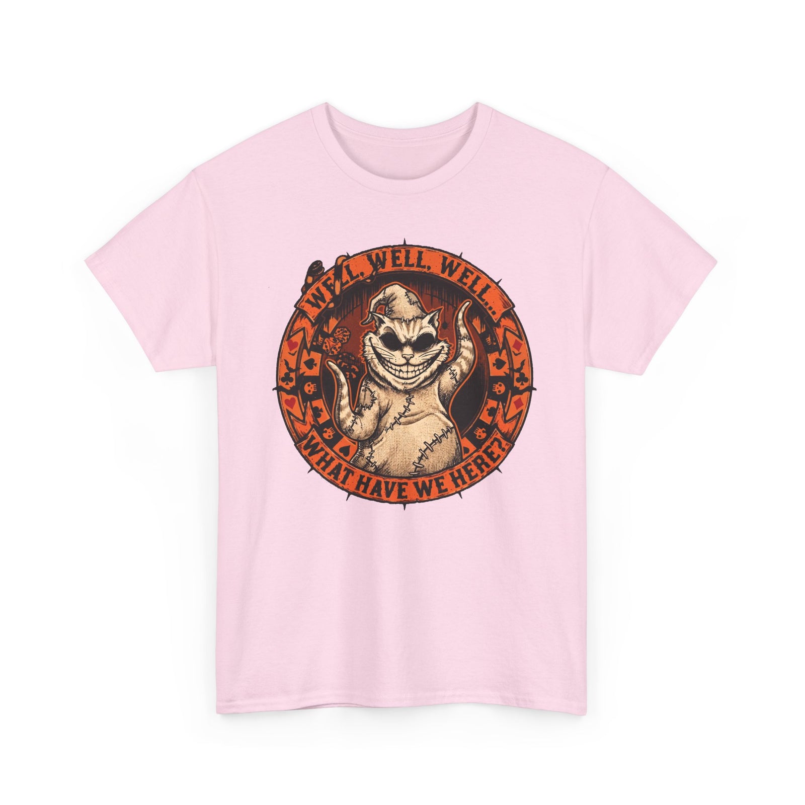 Well Well Well What Have We Here Oogie Boogie Cat — Spooky Halloween Art