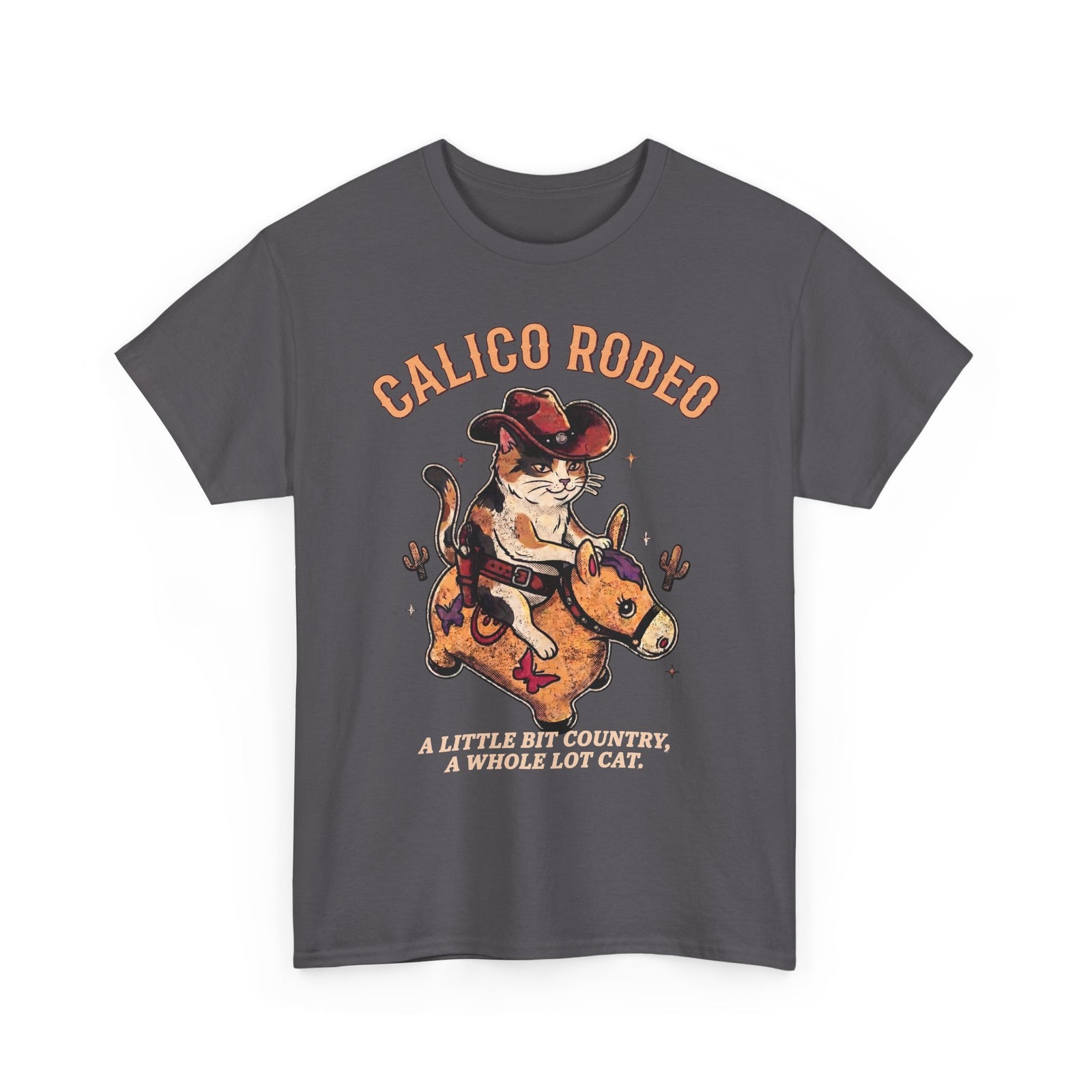 Calico Rodeo Cowgirl Cat Shirt — Funny Country Western Cat T-Shirt